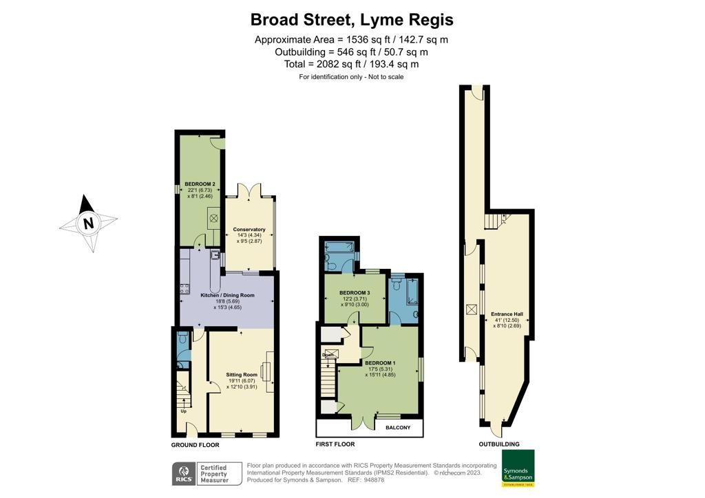 52, Broad Street, Lyme Regis floorplan