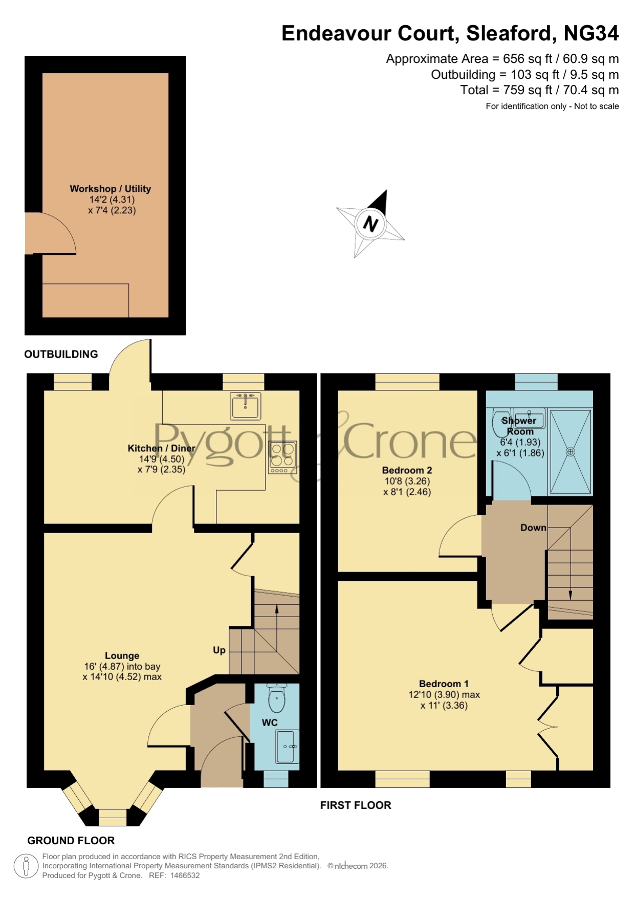 10, Endeavour Court, Sleaford floorplan
