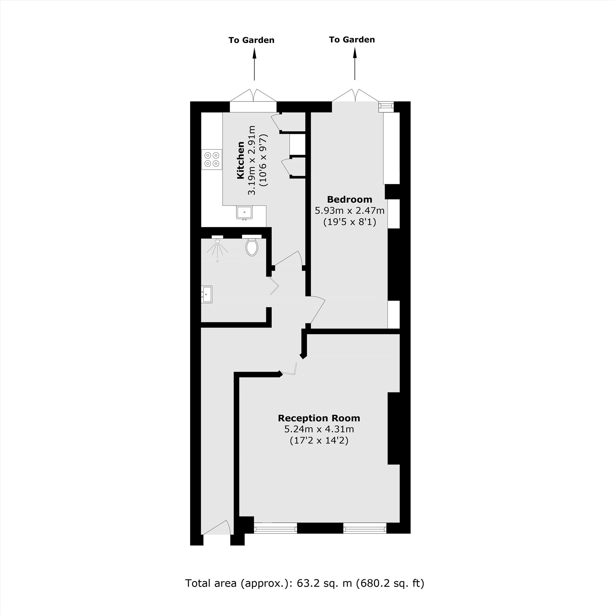 Hackney Road, London floorplan
