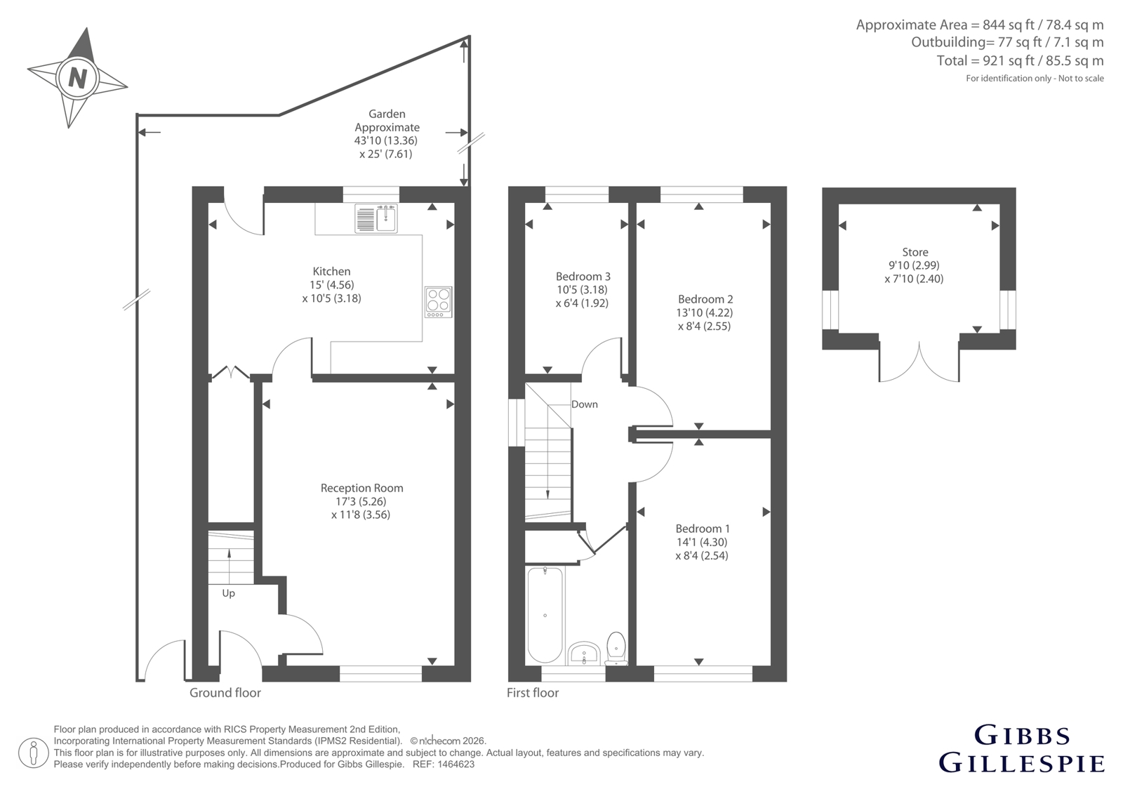 33, Hamilton Road, Hertfordshire floorplan