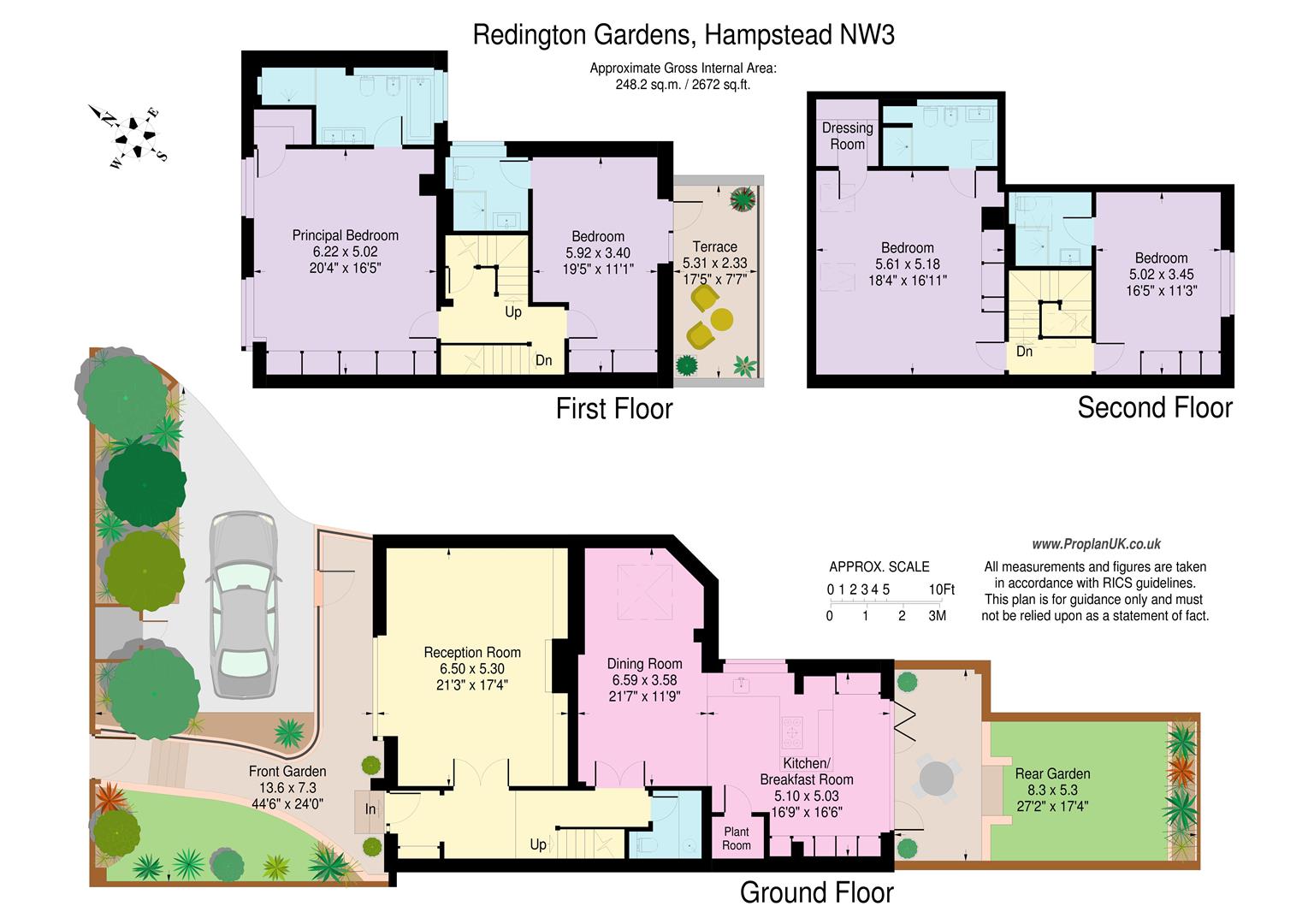 4 Bedrooms  for sale in Redington Gardens, Hampstead NW3