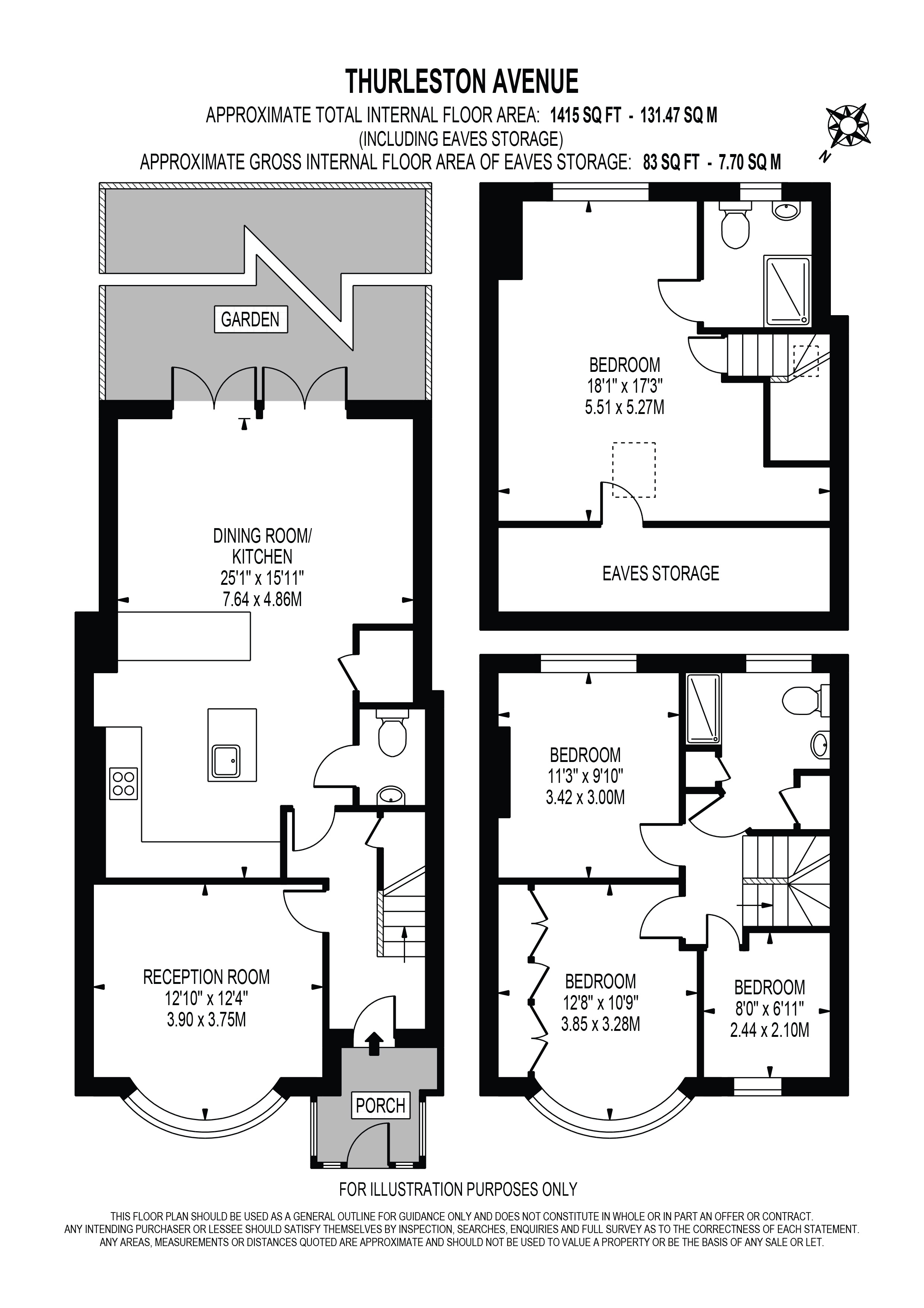 55, Thurleston Avenue, Morden floorplan