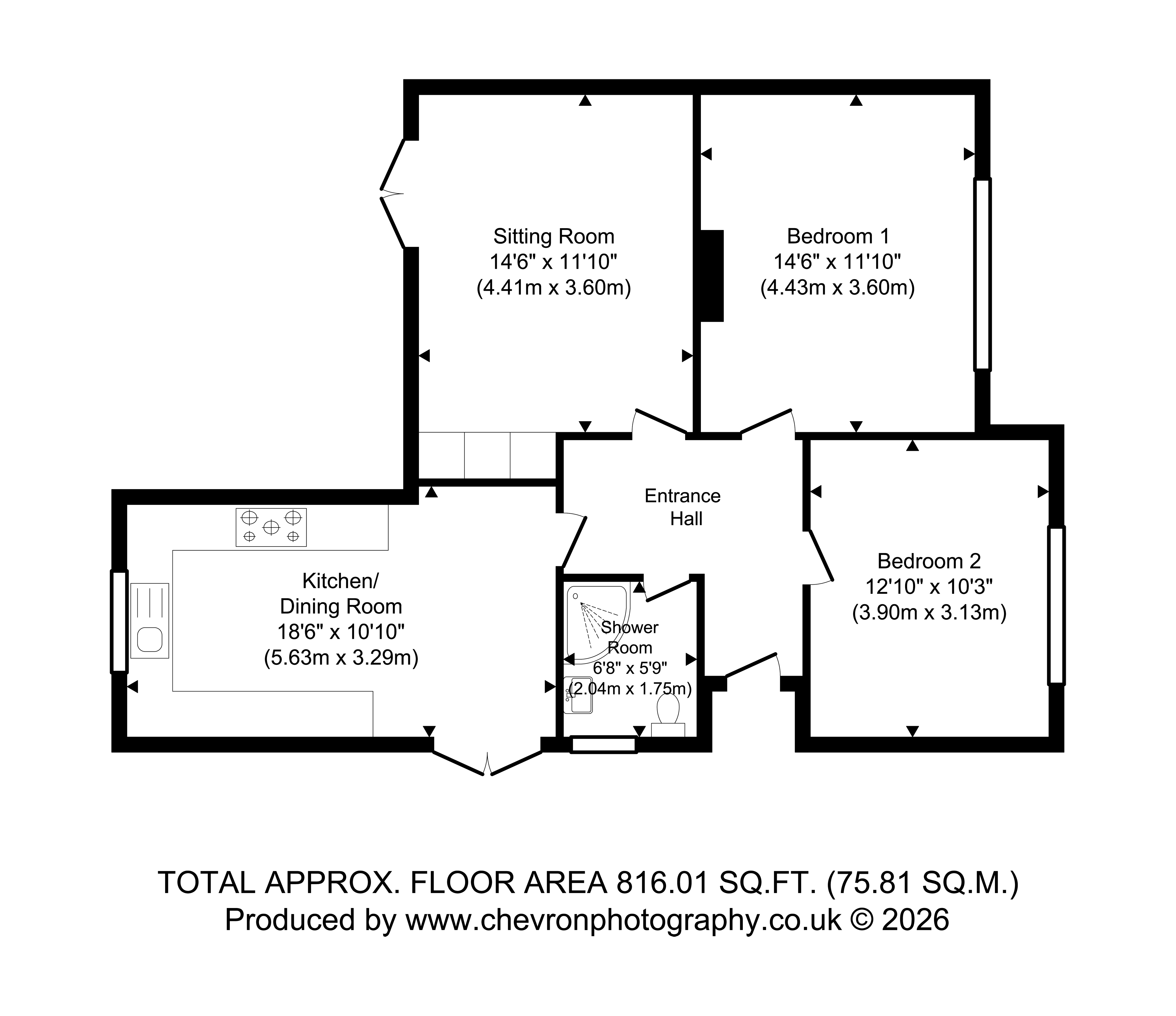 8, Lancaster Road, Sudbury floorplan