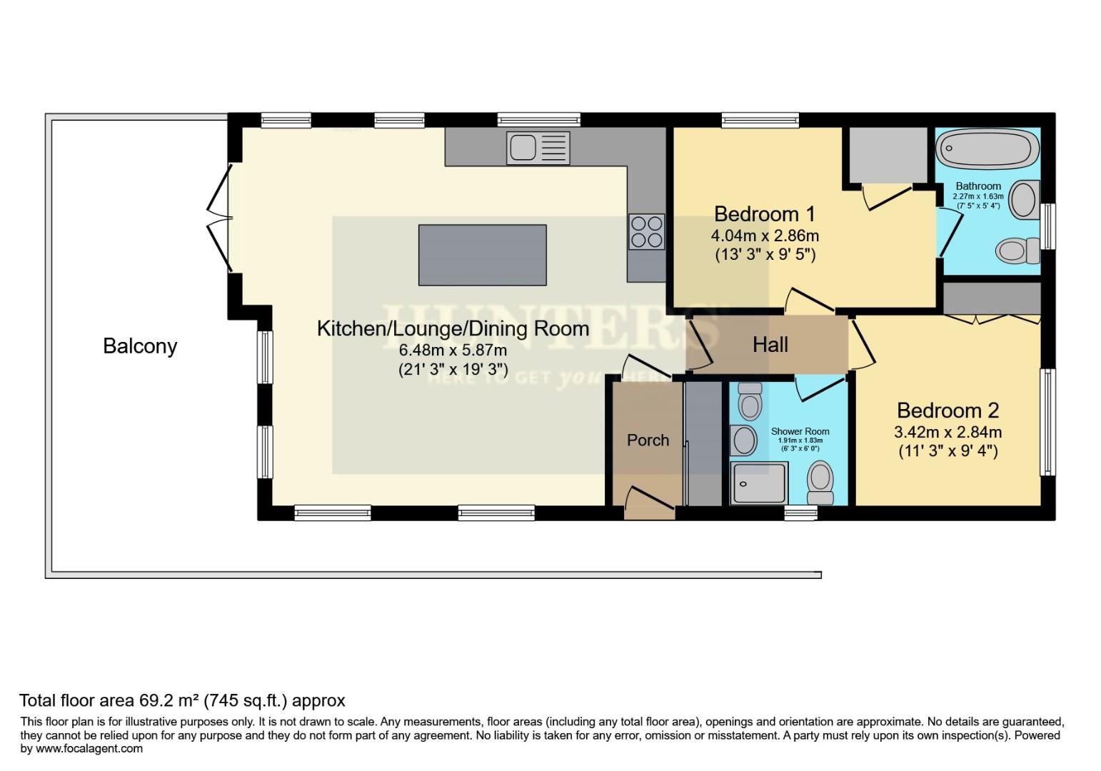 Peace Lodge, Allerthorpe Golf and Country Park, York floorplan