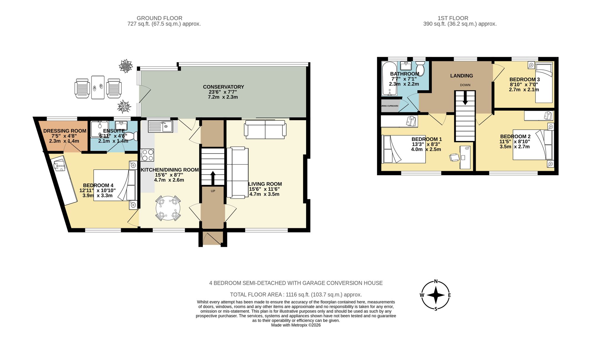 7 Springway Close, Leicester floorplan