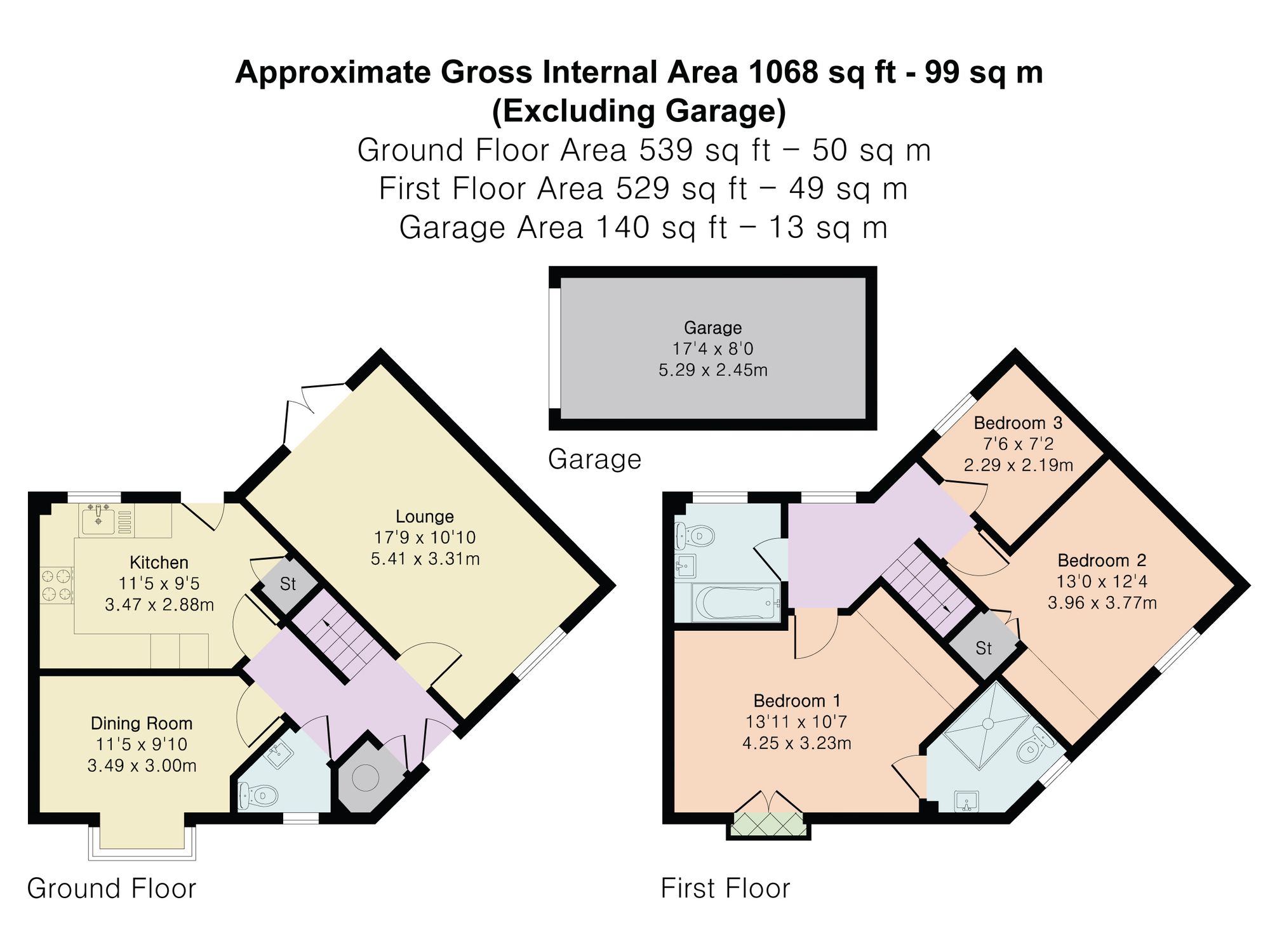 15 Carey Close, Ely floorplan