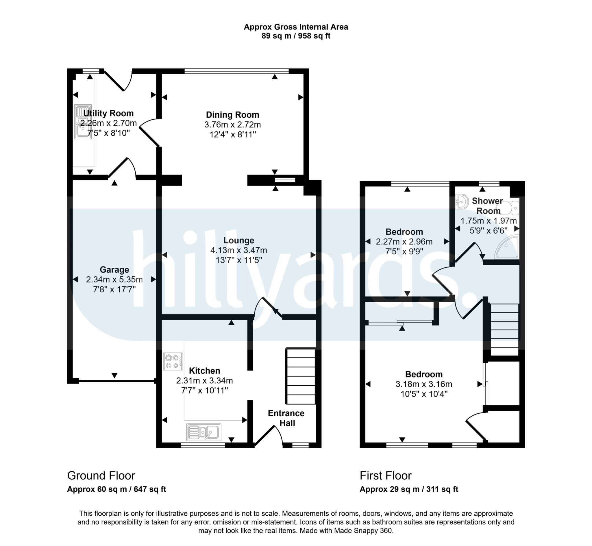 7, Thackeray End, Aylesbury floorplan