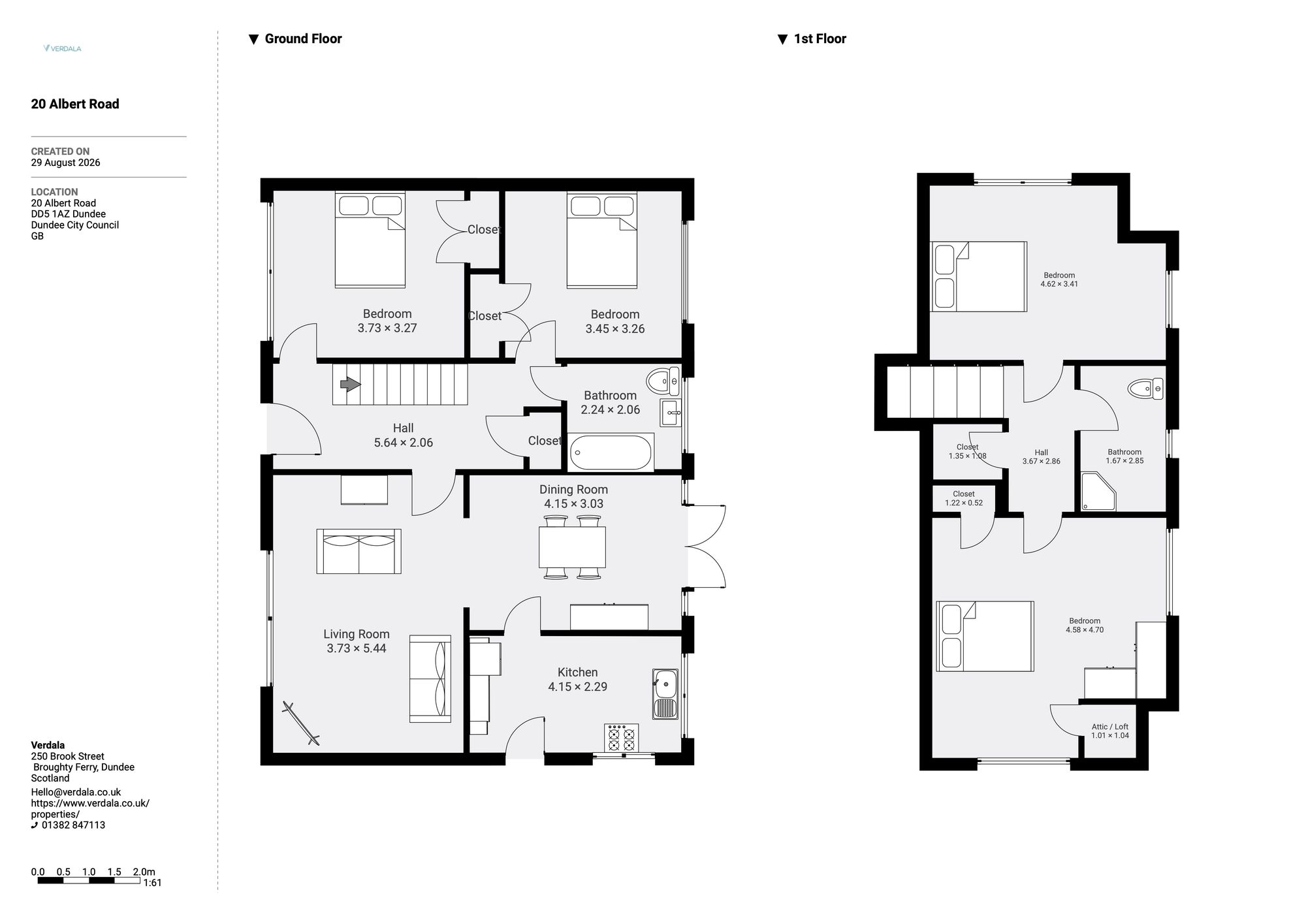 20 Albert Road, Dundee floorplan