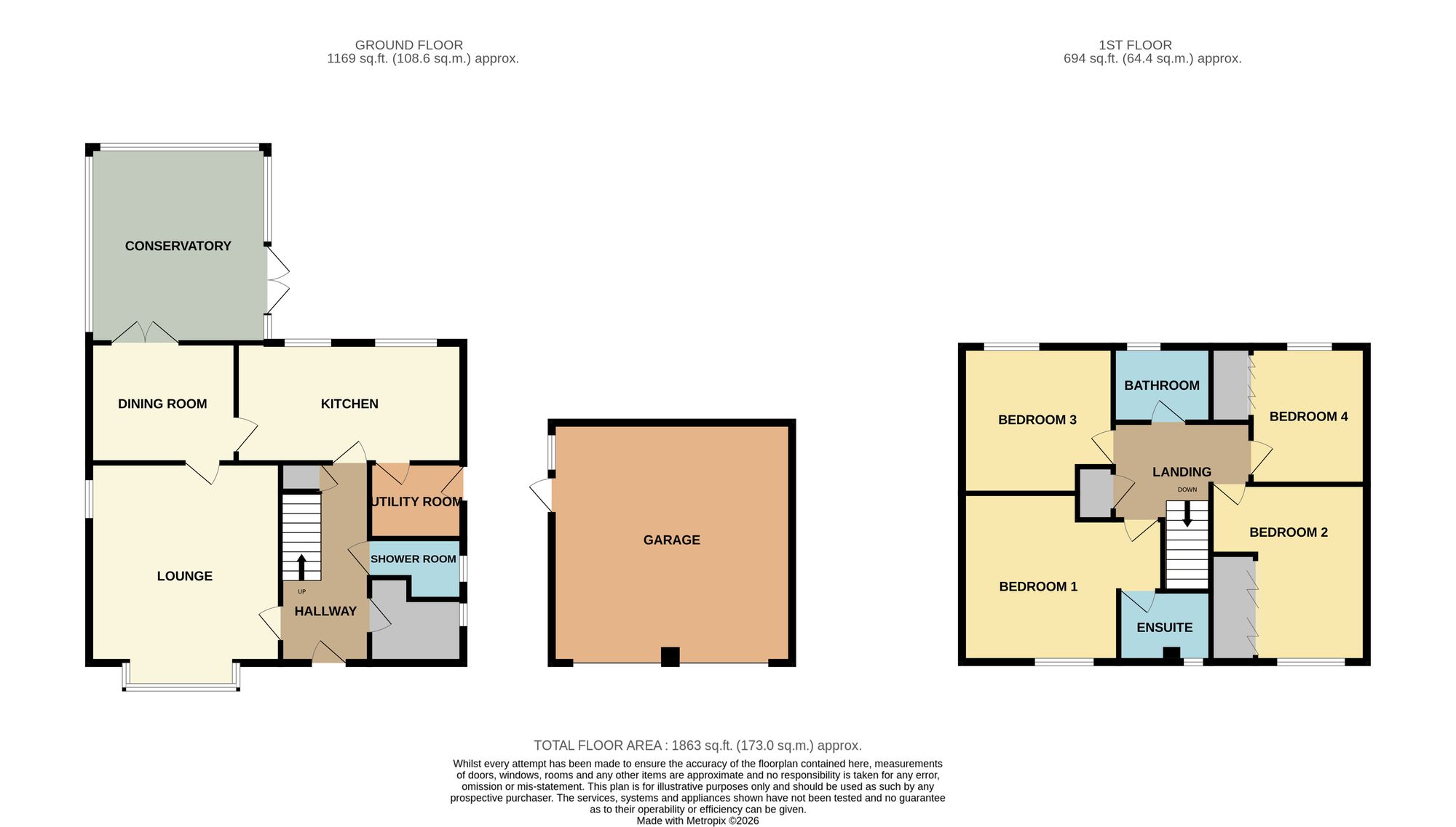 27, Fenby Gardens, Scarborough floorplan