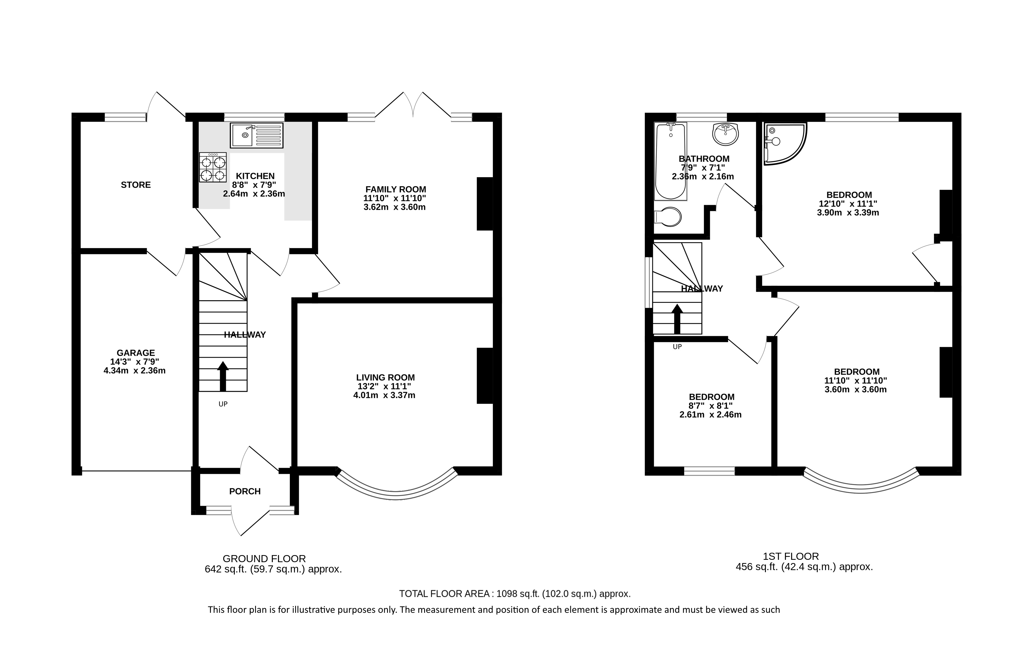297, Hatfield Road, St. Albans floorplan
