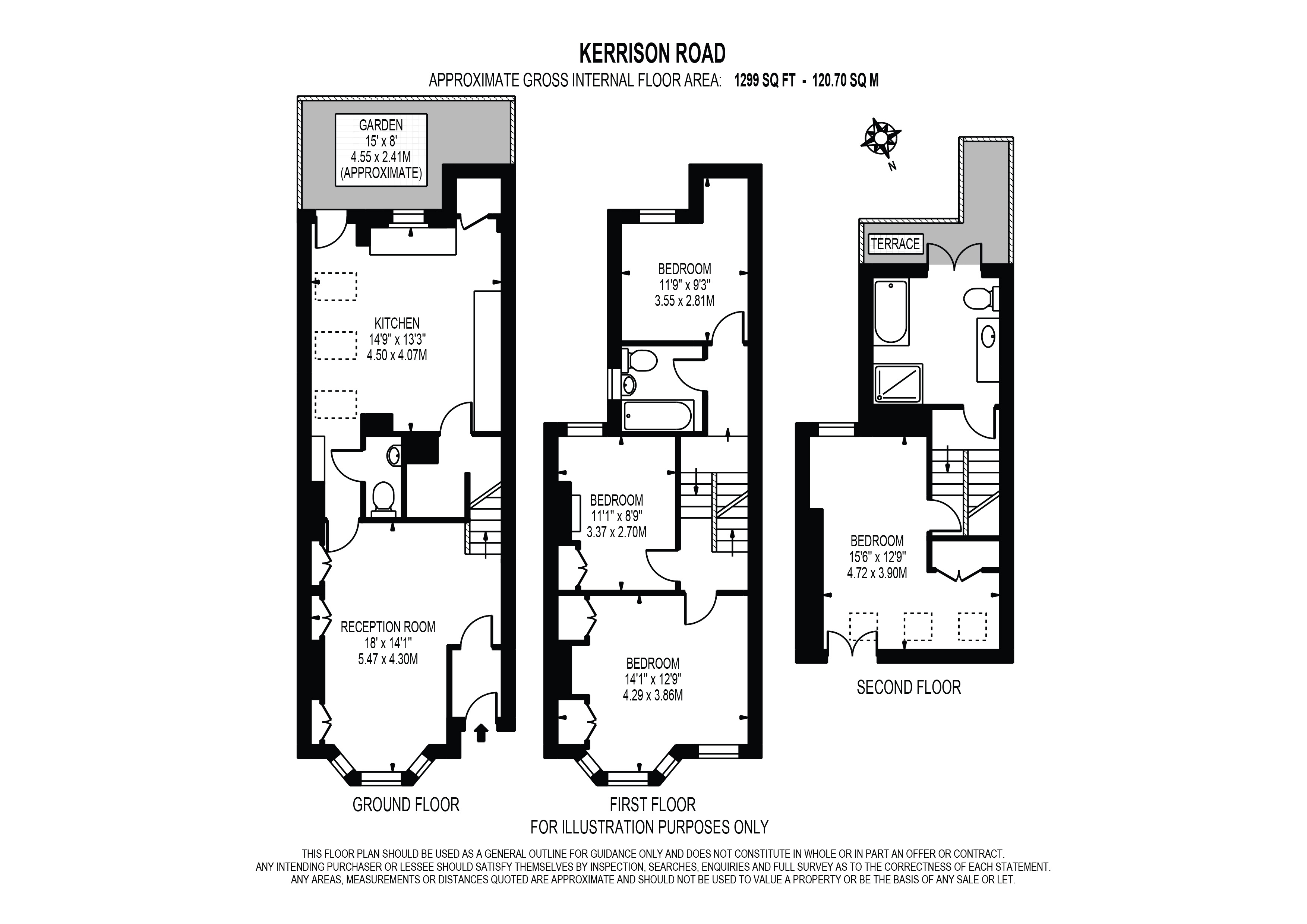 8, Kerrison Road, London floorplan