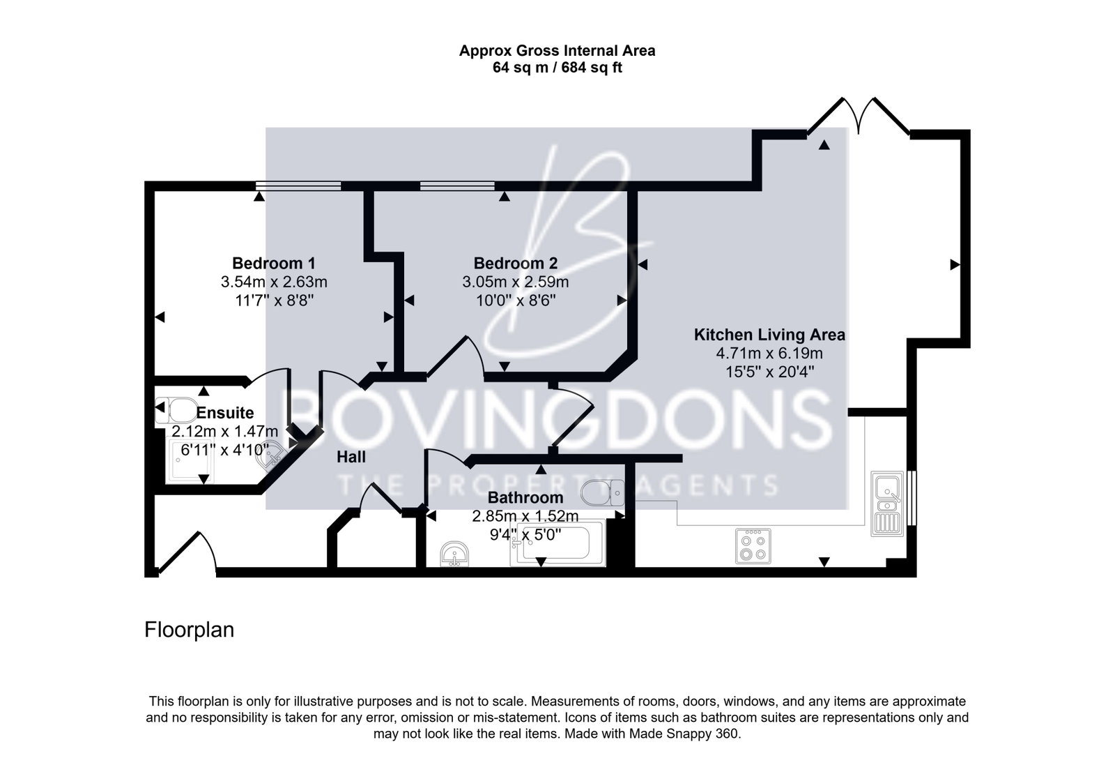 64, Dobede Way, Soham floorplan
