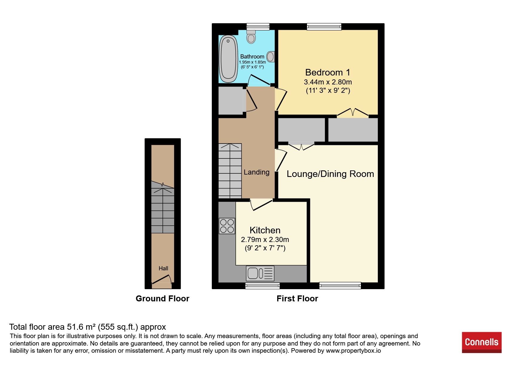 Flat 2, 66, Seymour Road, Newton Abbot floorplan