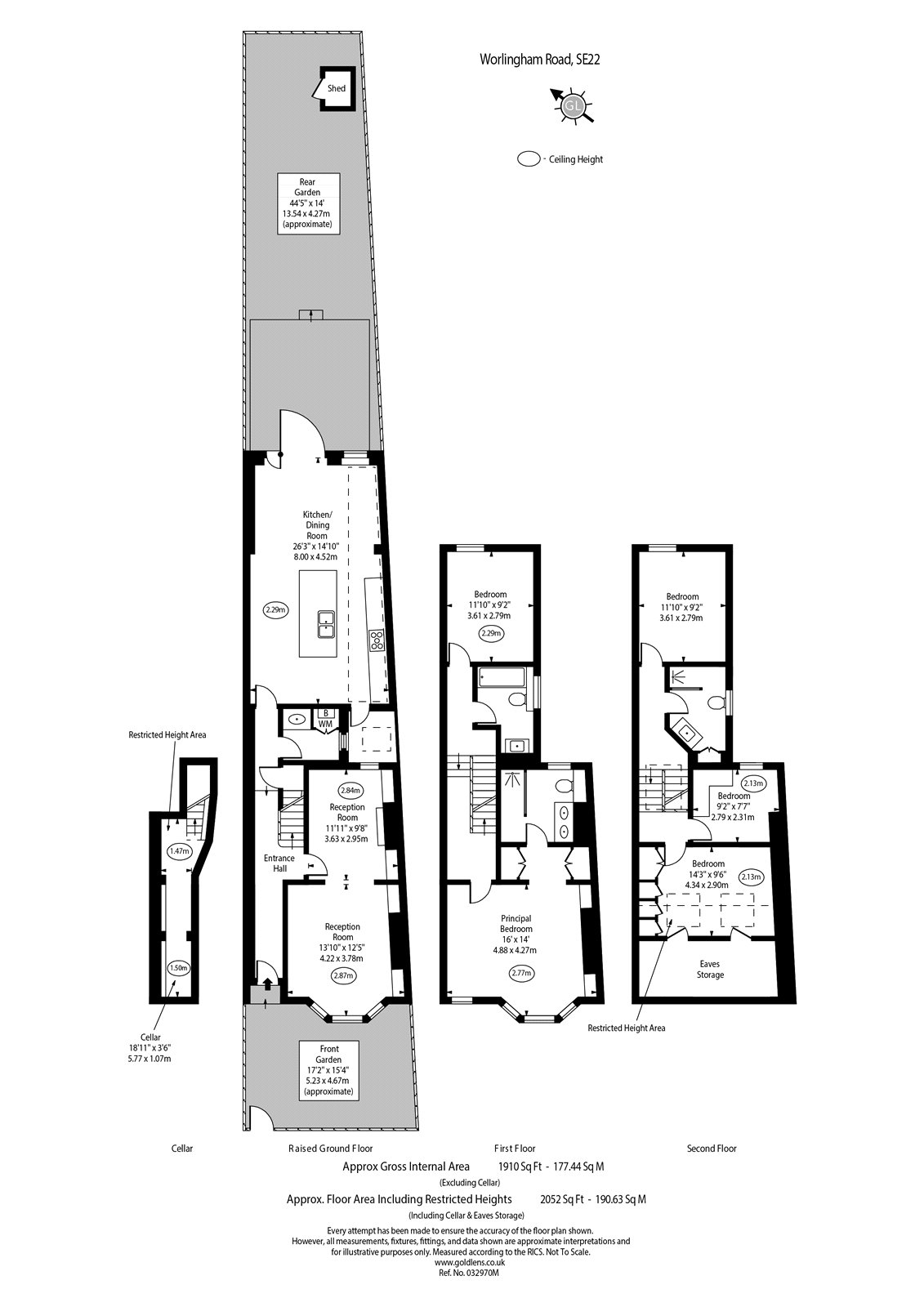 37, Worlingham Road, London floorplan