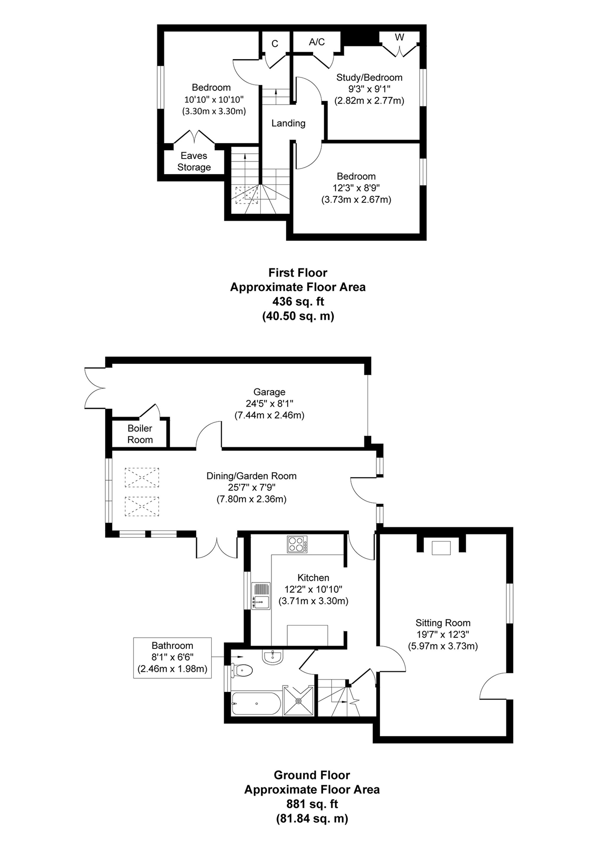 Rose Cottage, Drury Lane, Thetford floorplan