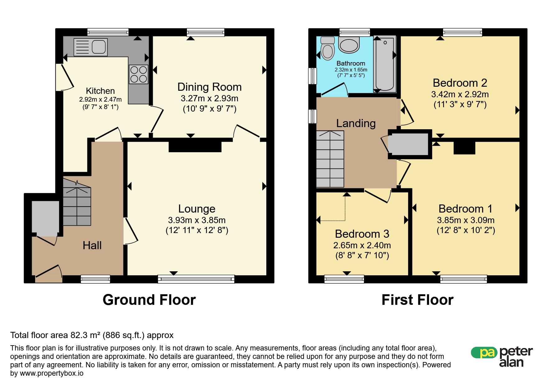 9, Willow Crescent, Barry floorplan