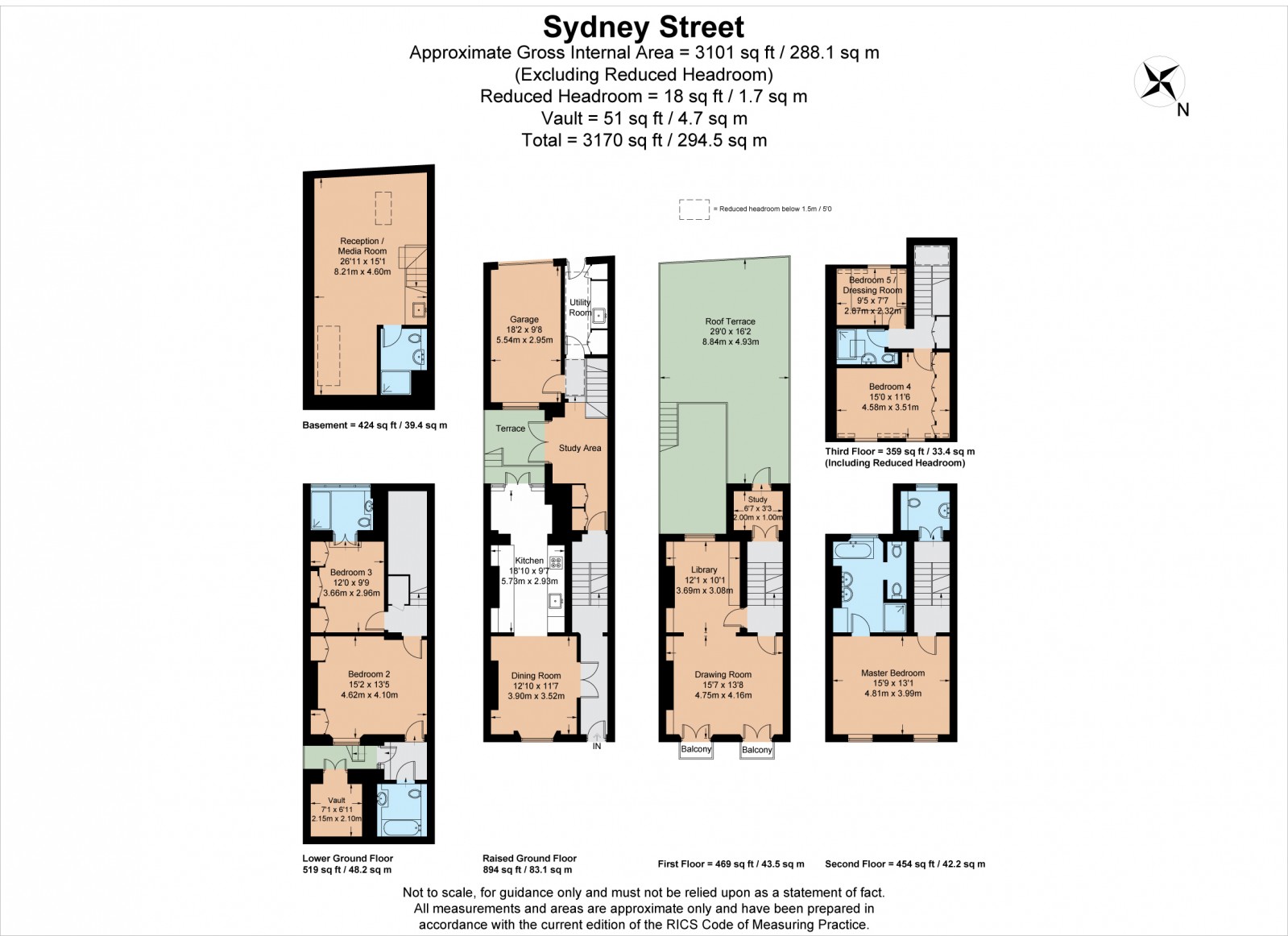 4 Bedrooms Terraced house to rent in Sydney Street, Chelsea, London SW3