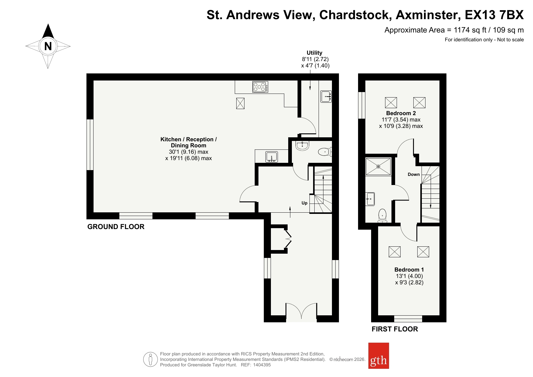 1 St. Andrews View,, Chardstock, Devon floorplan