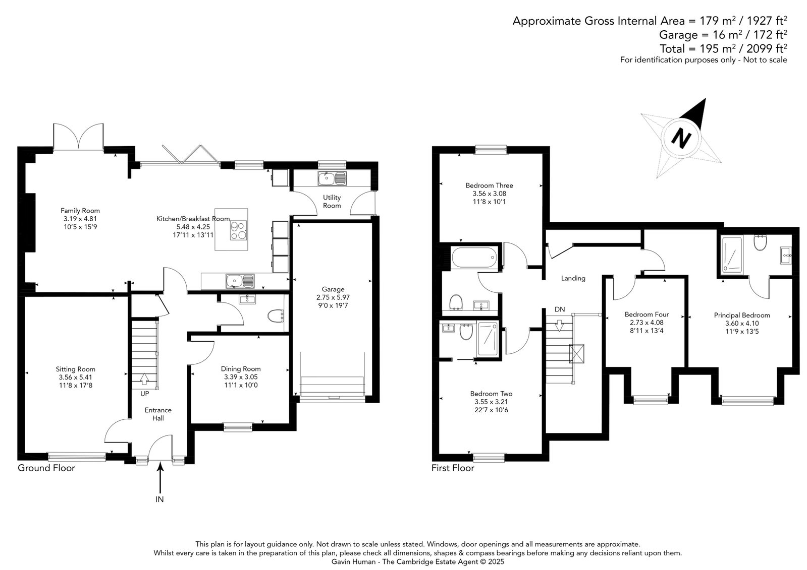 Showhome, Roman Way, Cambridgeshire floorplan