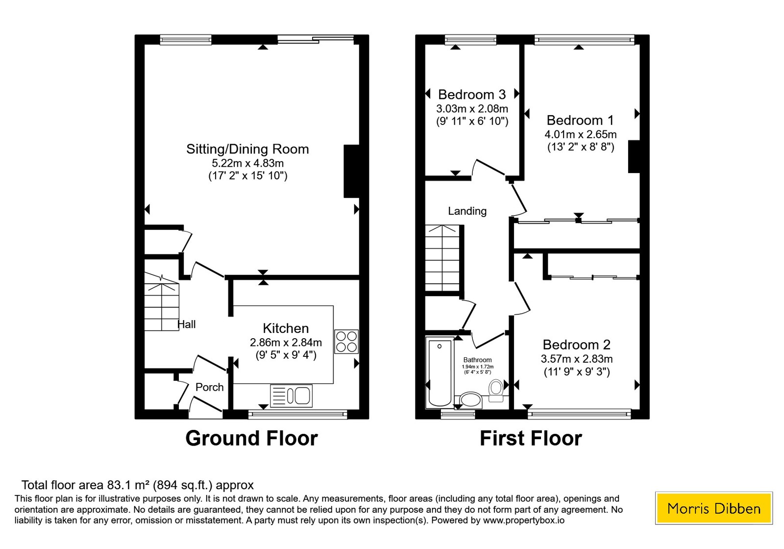 11, Bracken Close, Southampton floorplan