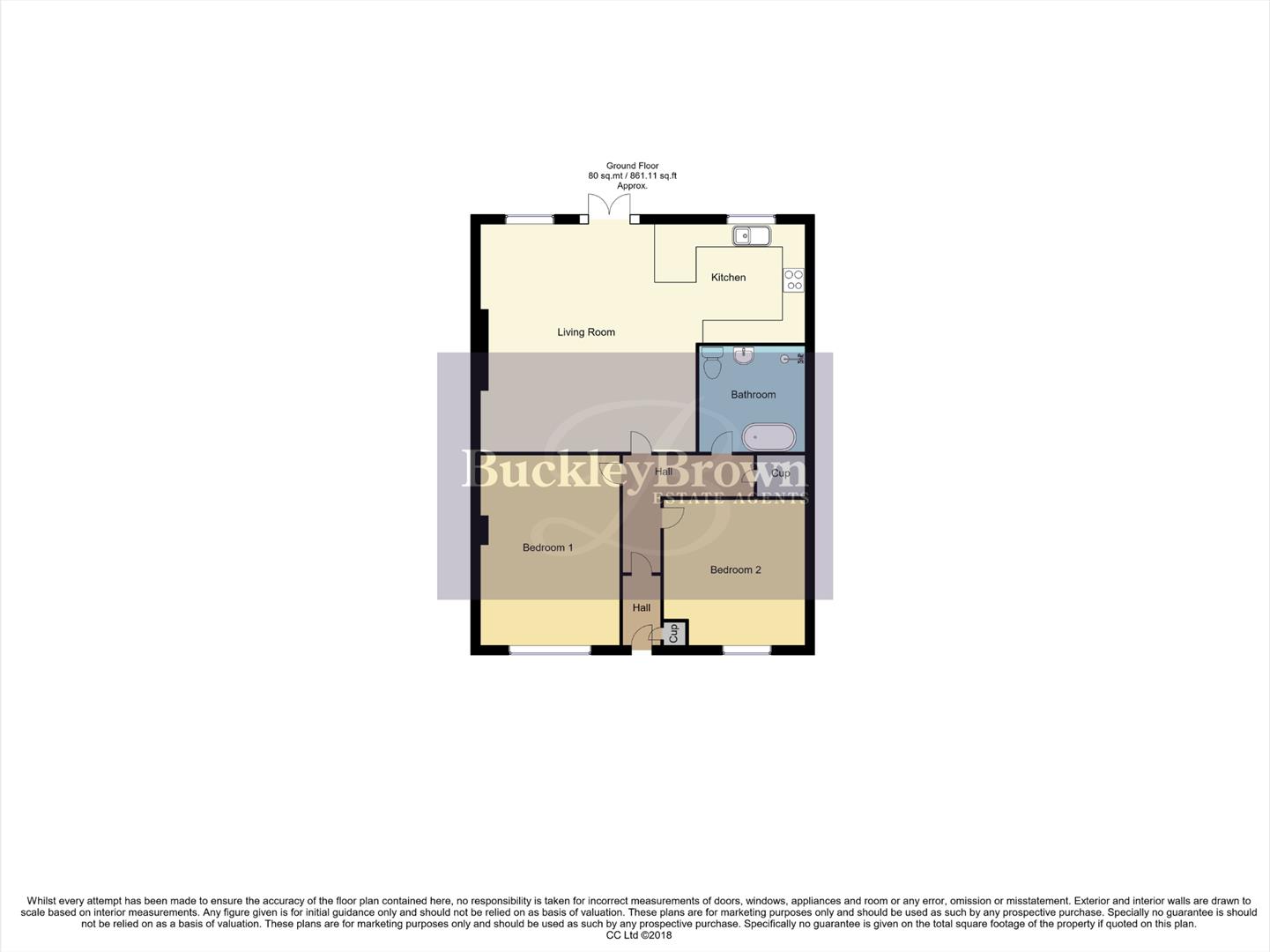 7A, Redgate Street, Nottingham floorplan