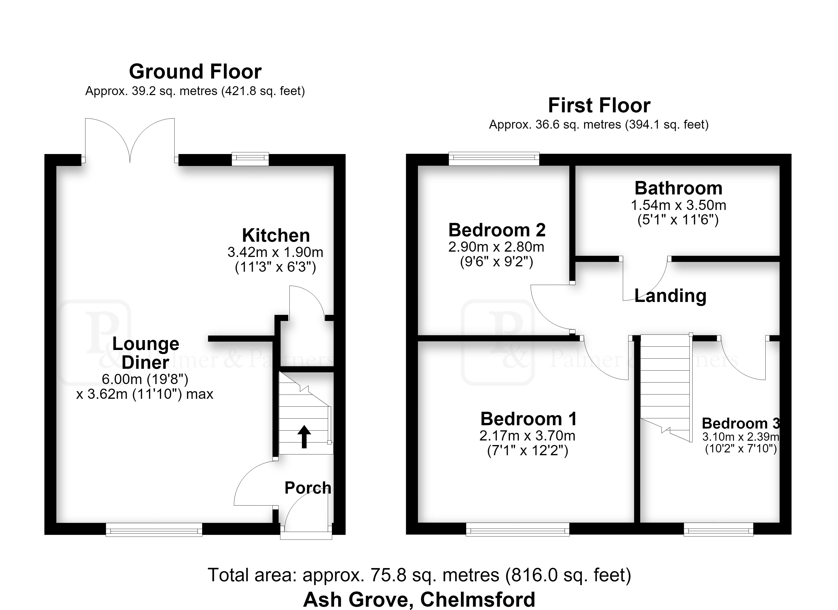 23, Ash Grove, Essex floorplan