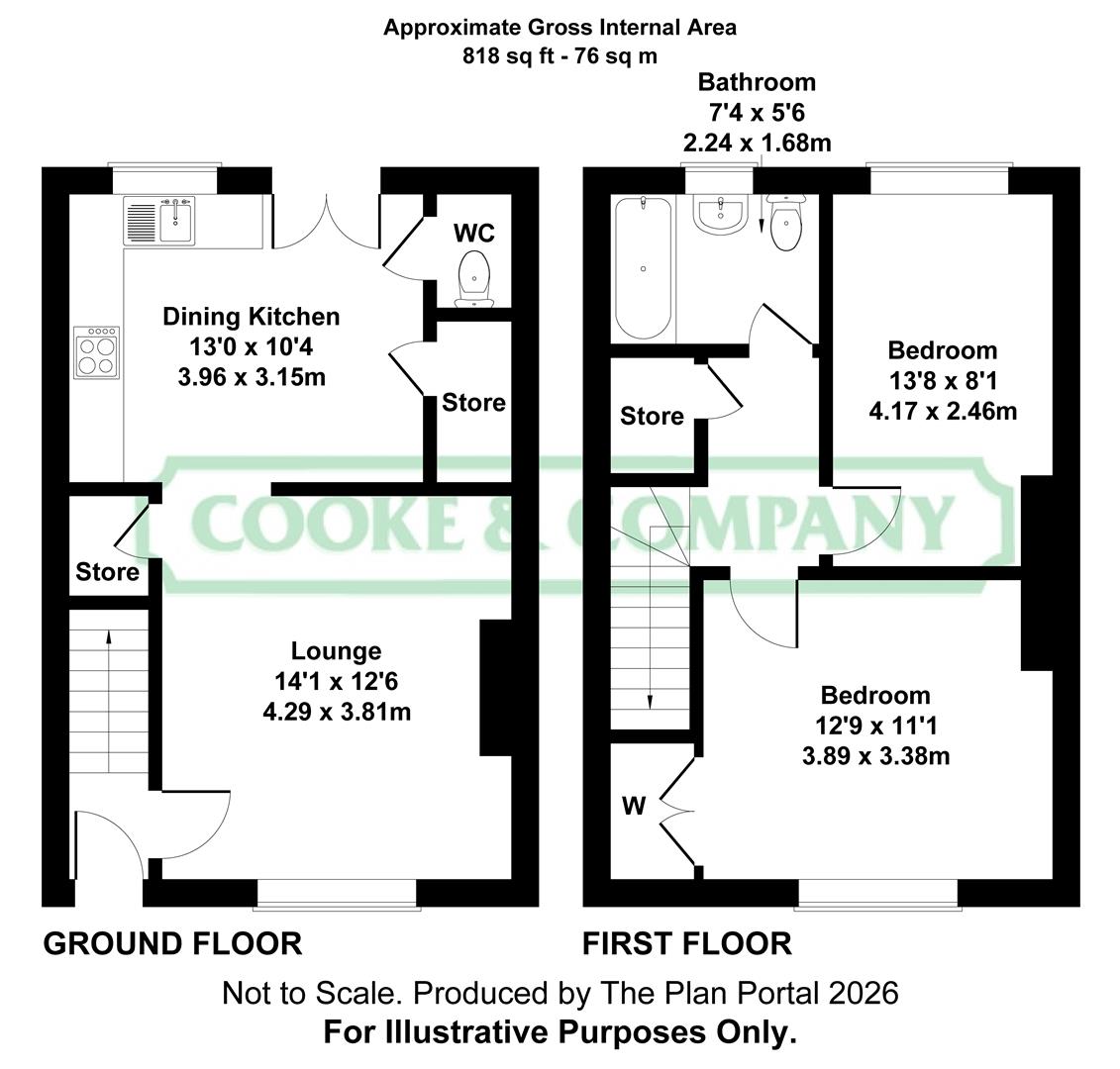 4, West Avenue, Leigh floorplan
