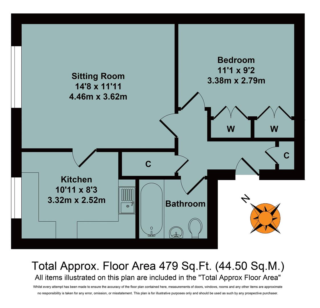 43, Hamble Road, Didcot floorplan
