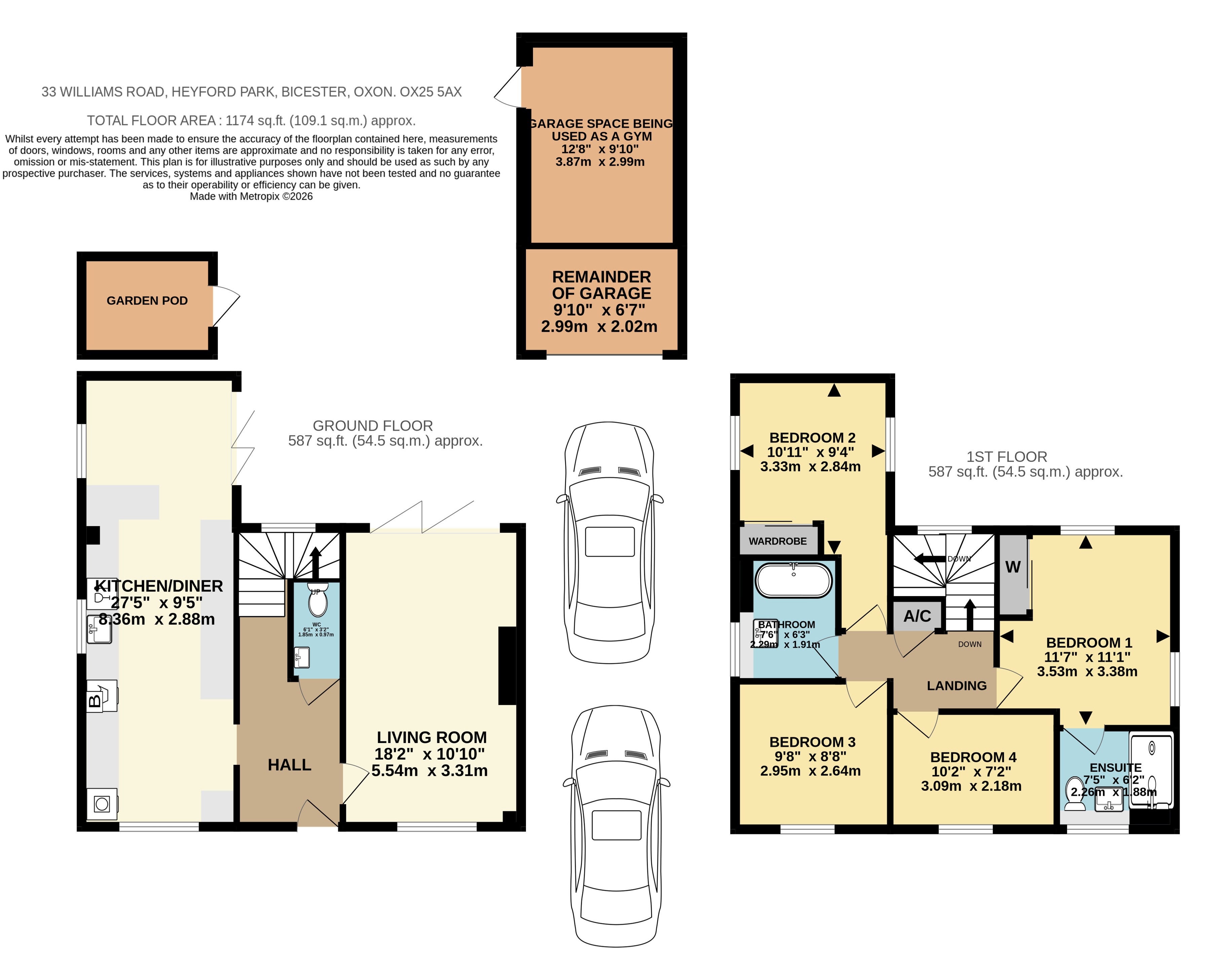 33, Williams Road, Bicester floorplan