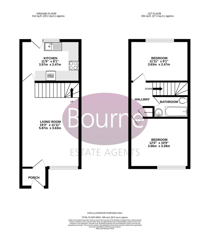 Brandon Close, Alton floorplan