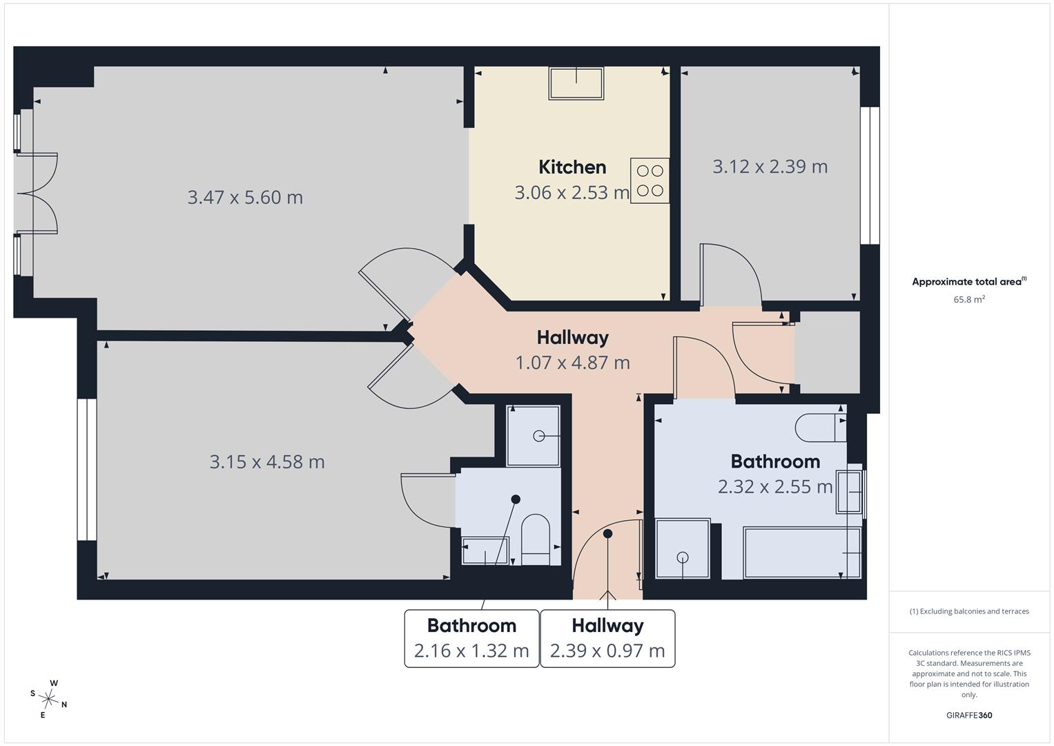 Flat 3, 85, Grove Road, Wallasey floorplan