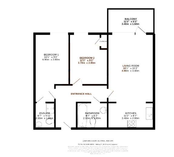 17, Lawford Court, Borehamwood floorplan