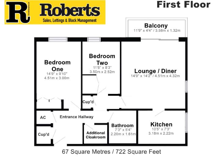 22, St. Winifreds Road, Bournemouth floorplan