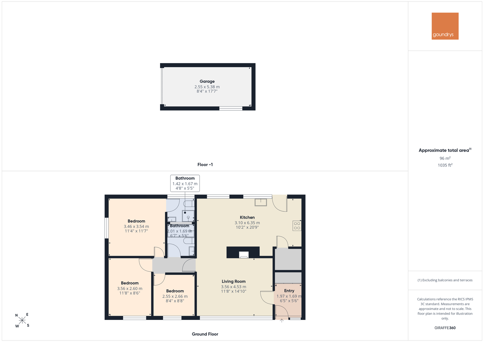 41, Upland Crescent, Truro floorplan