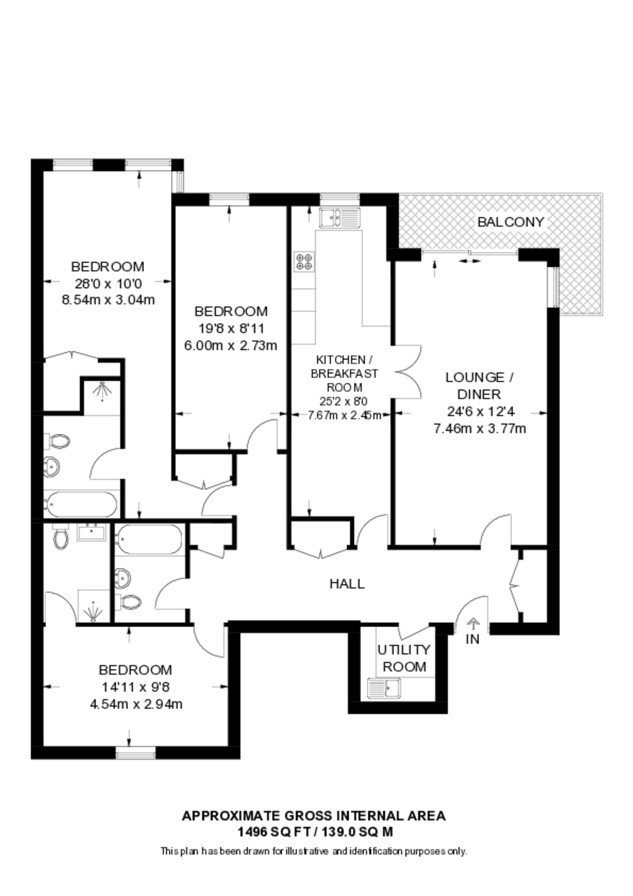 Chasewood Park, Harrow floorplan