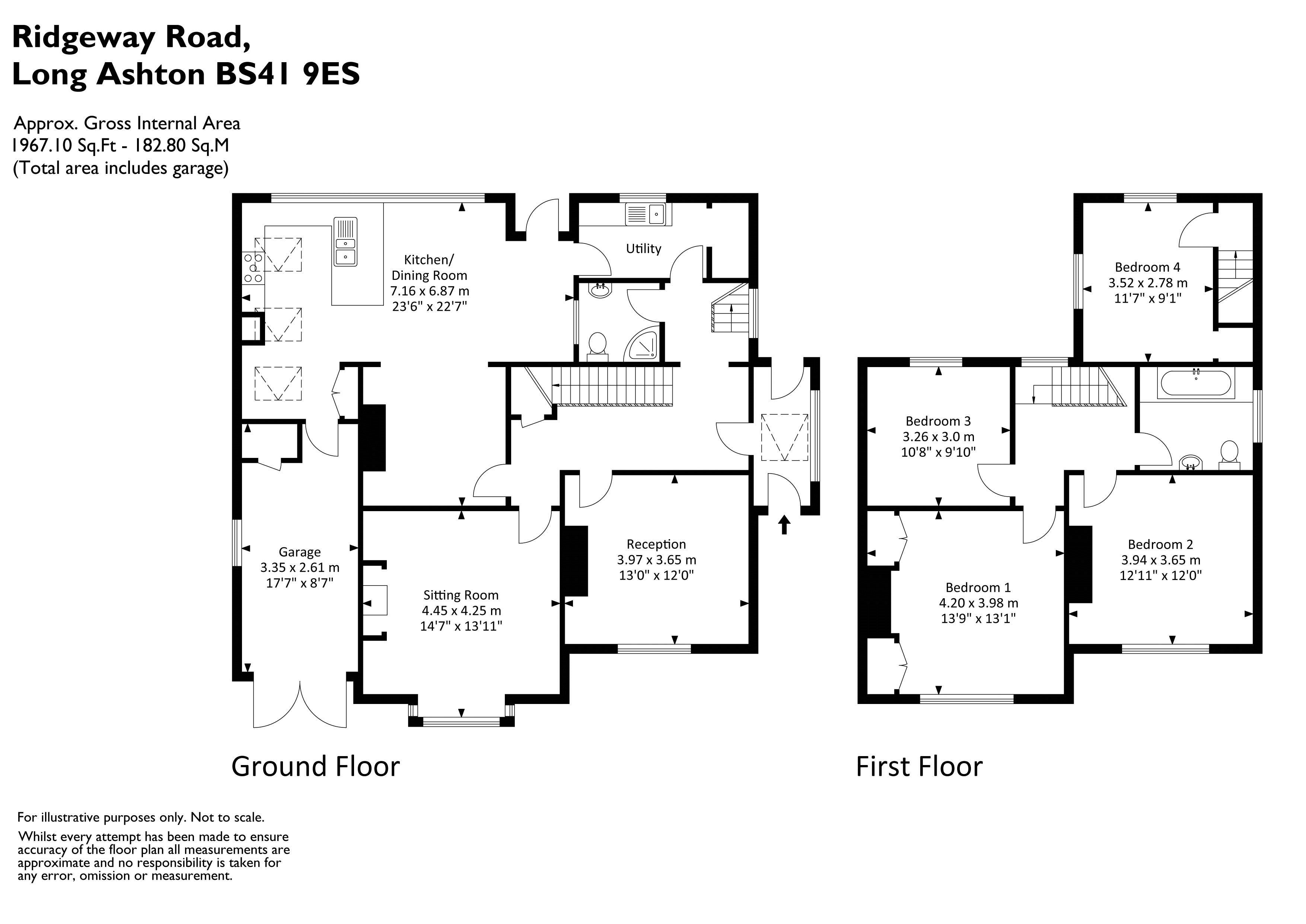 42, Ridgeway Road, Bristol floorplan