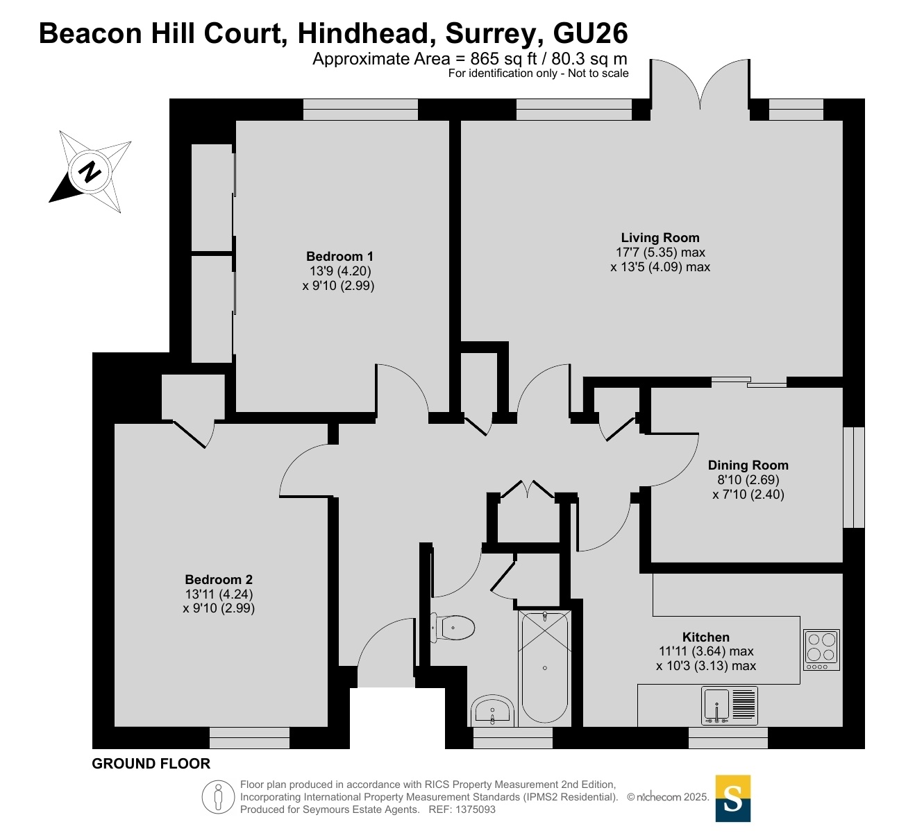 21, Beacon Hill Court, Surrey floorplan