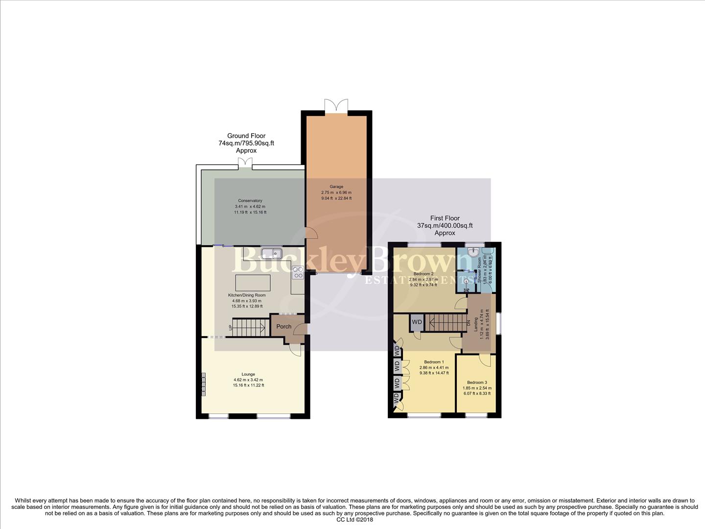 33, Springwood Street, Chesterfield floorplan