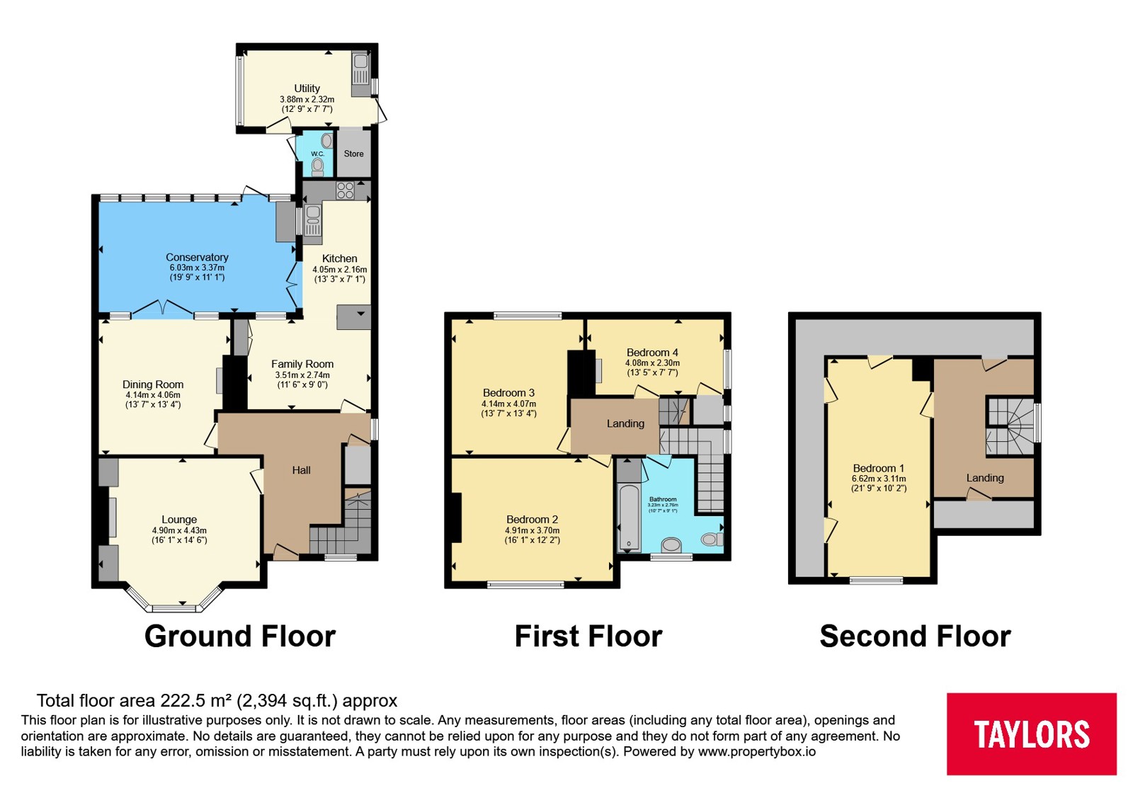 211, Hucclecote Road, Gloucester floorplan