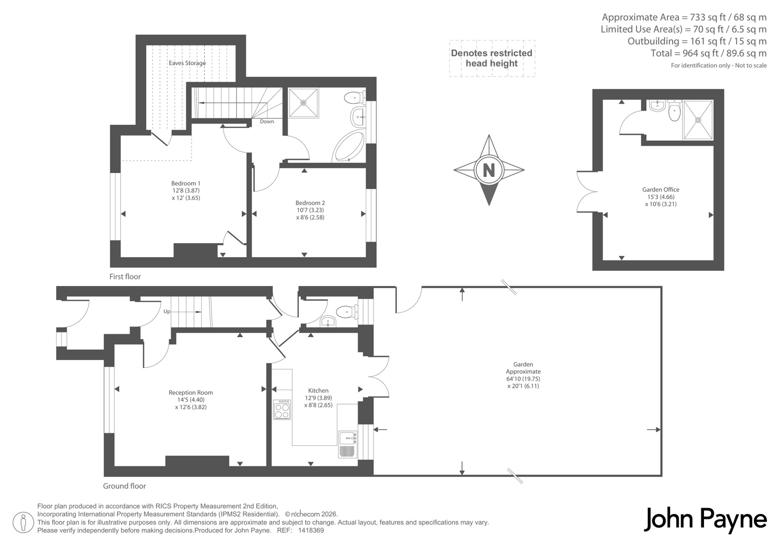 92, The Vista, London floorplan