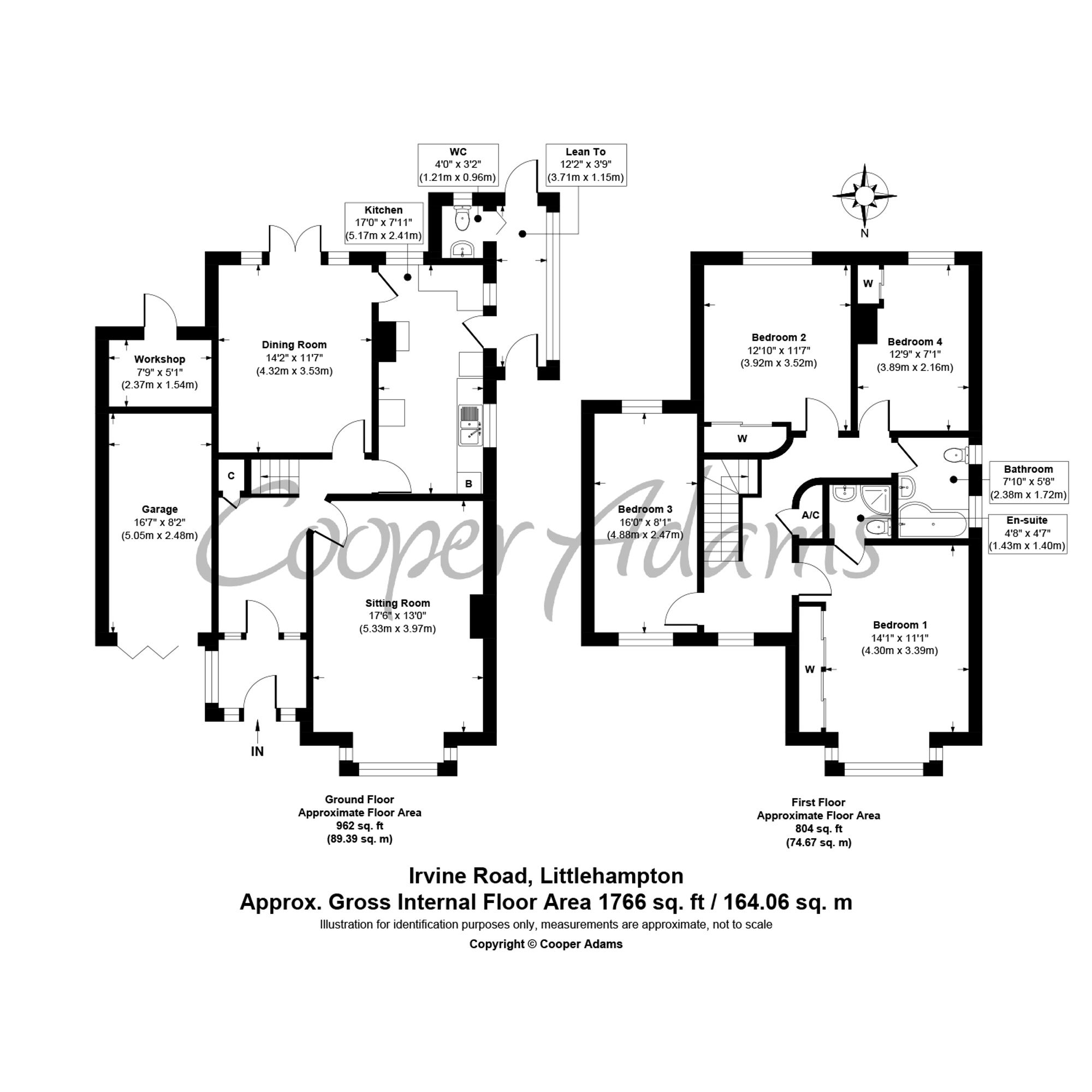 14 Irvine Road, Littlehampton floorplan