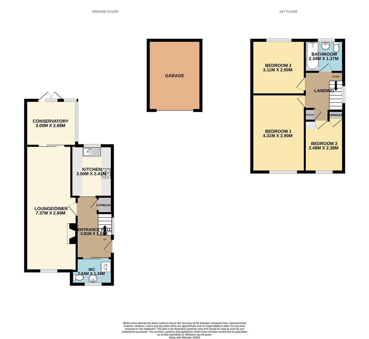 38, Lexington Gardens, Newark floorplan