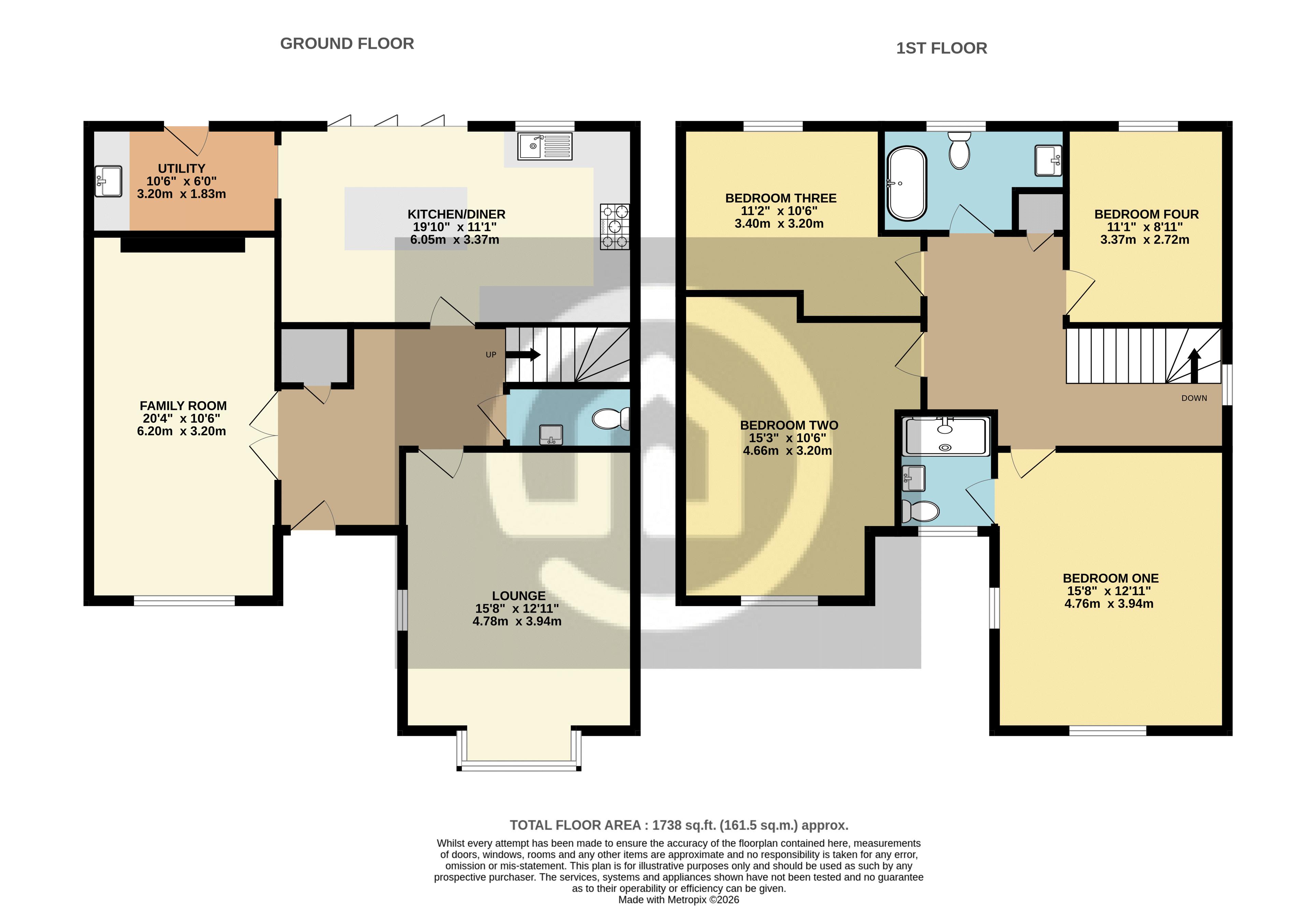 5, Barbel Gardens, Bedford floorplan