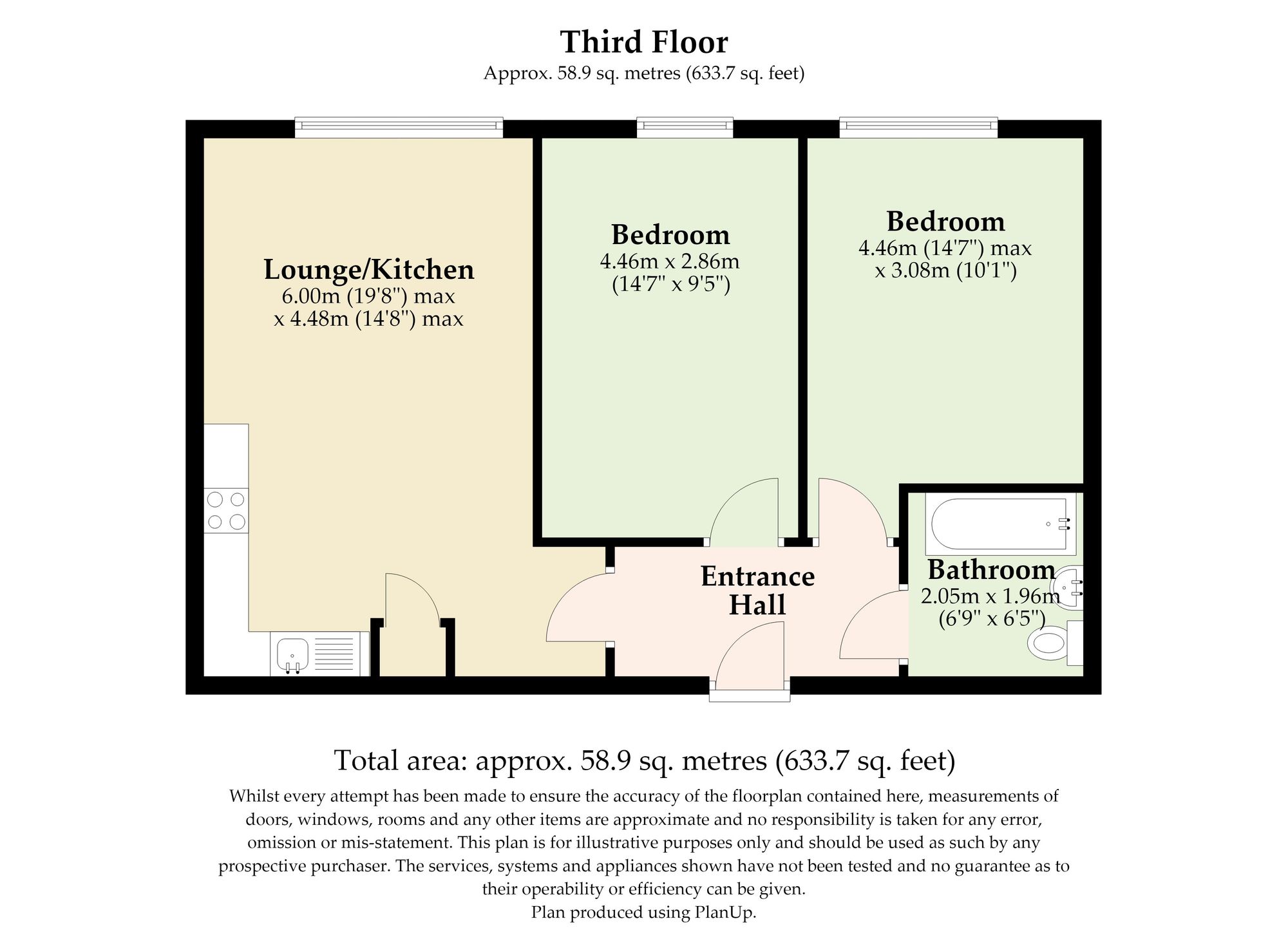 42 Grosvenor House 112-114 Prince Of Wales Road, Norwich floorplan