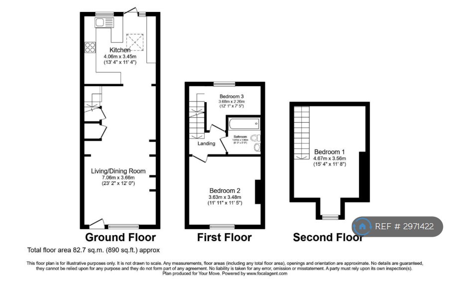 Leys Cottages, Maidstone Road, Paddock Wood, Tonbridge floorplan