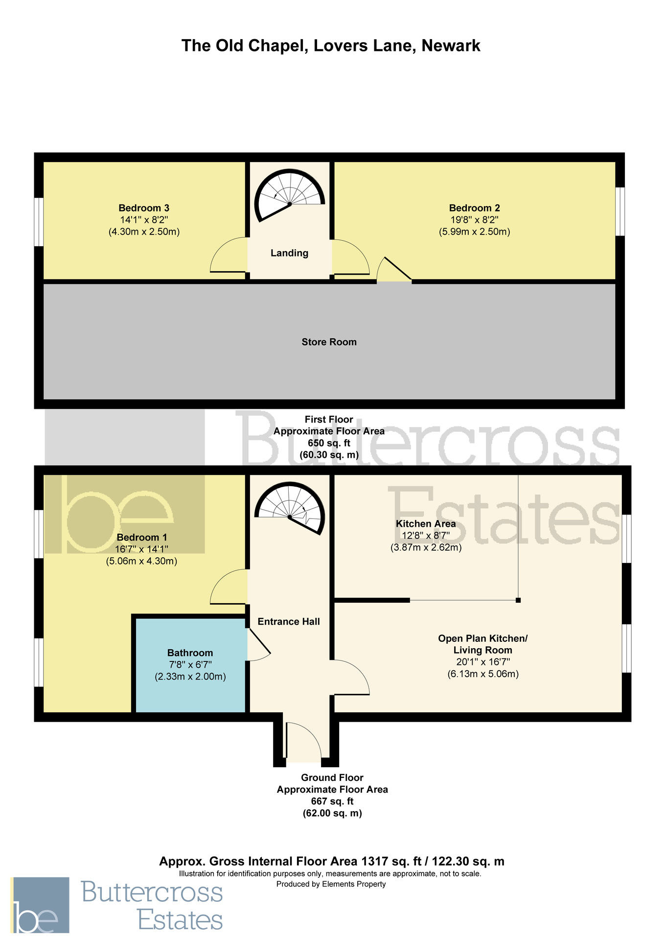 7 The Old Chapel, Newark floorplan