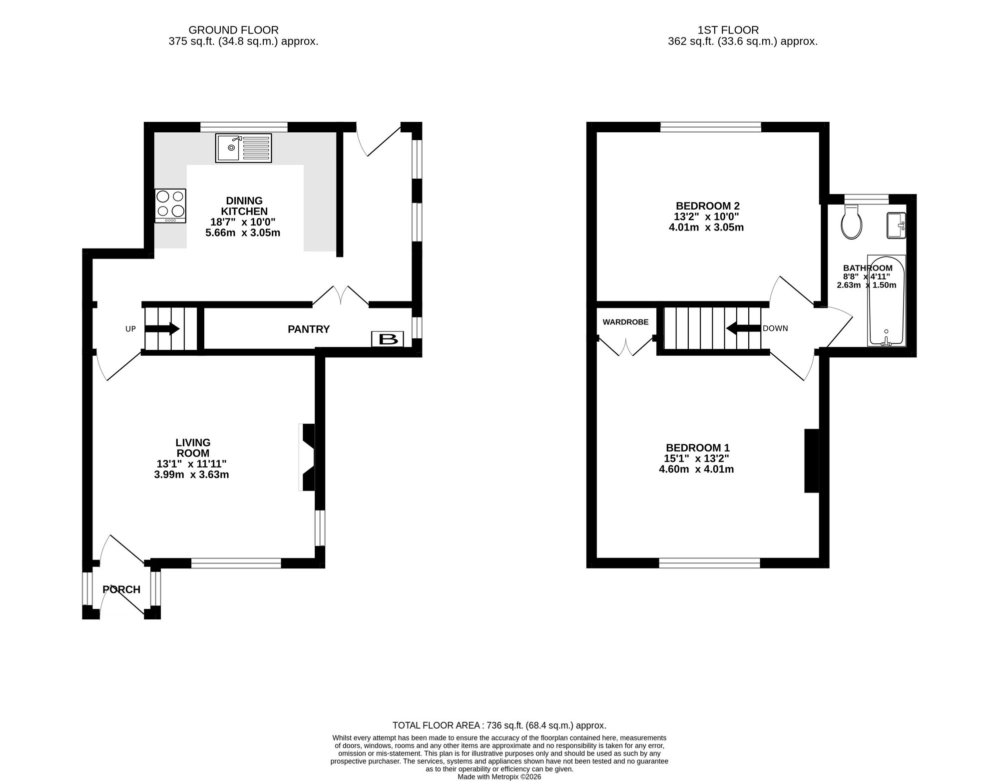 2 Church Walk, Wilmslow floorplan