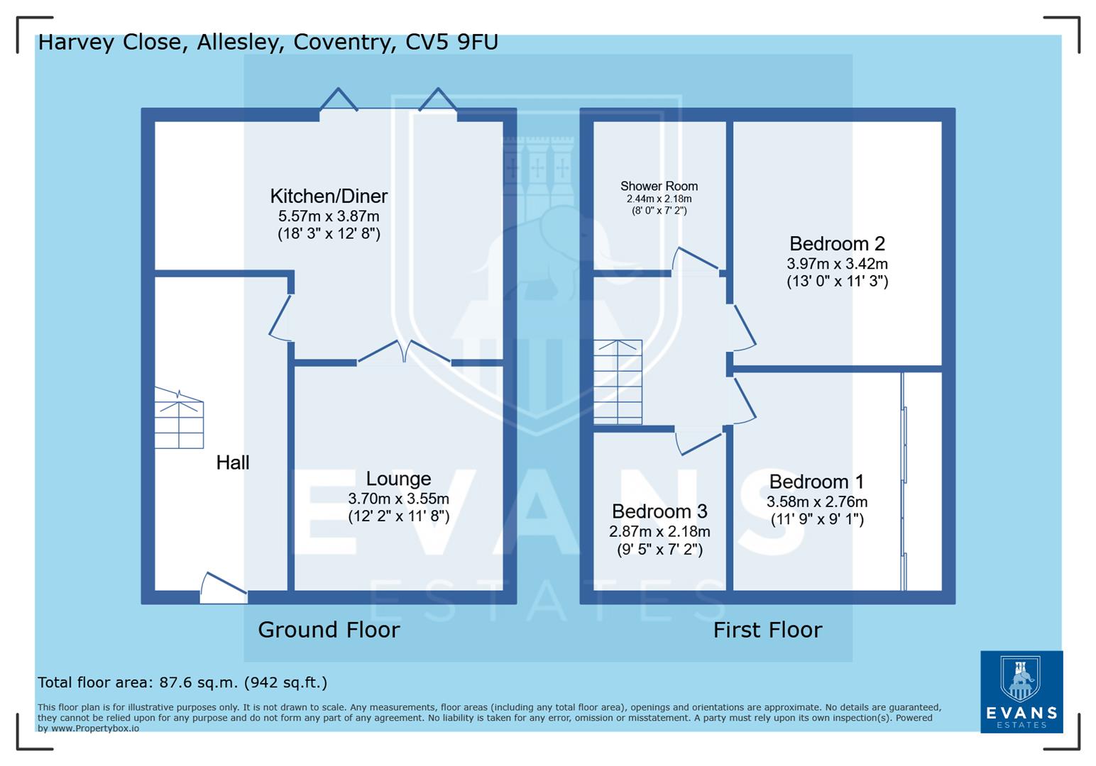 28, Harvey Close, Coventry floorplan