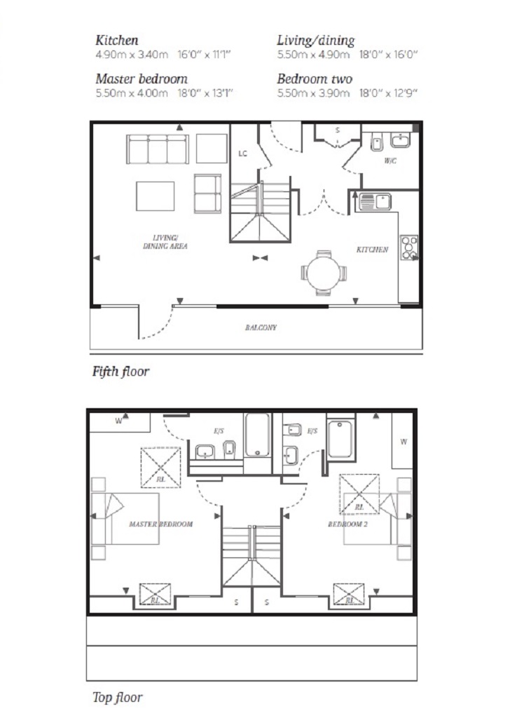 2 Bedrooms Flat for sale in Bridge Avenue, Maidenhead SL6