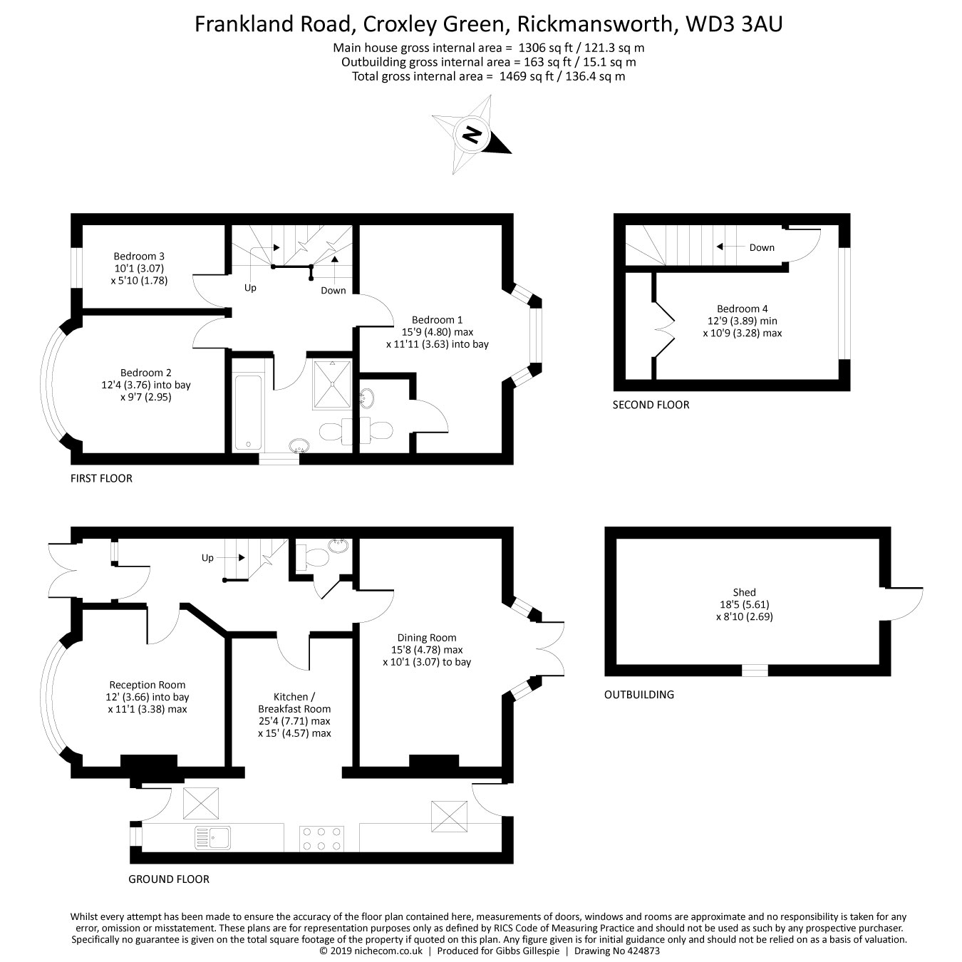 4 Bedrooms Semi-detached house for sale in Frankland Road, Croxley Green, Rickmansworth, Hertfordshire WD3